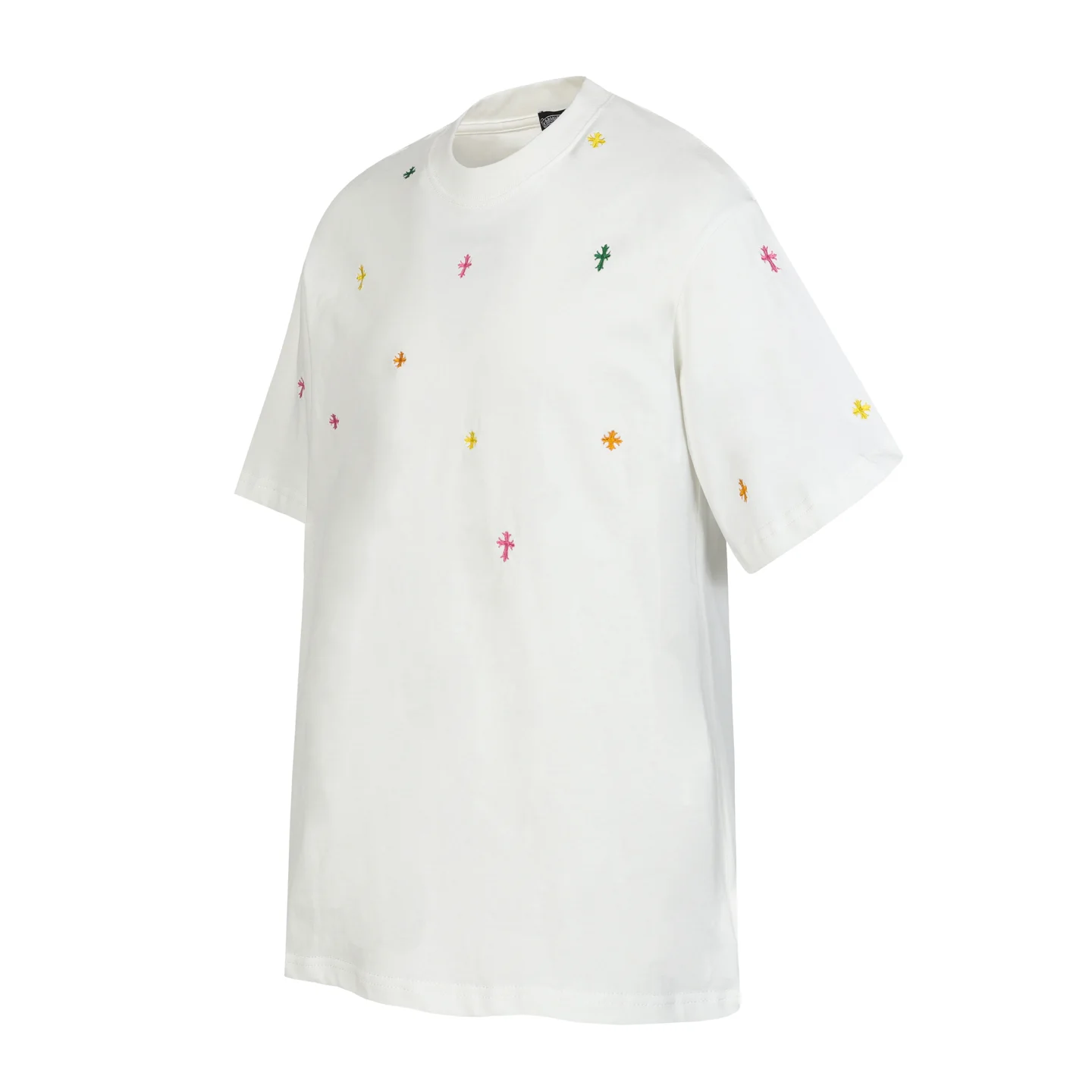 Embroidered Cross Logo Cotton T-Shirt D10013522 — view 2
