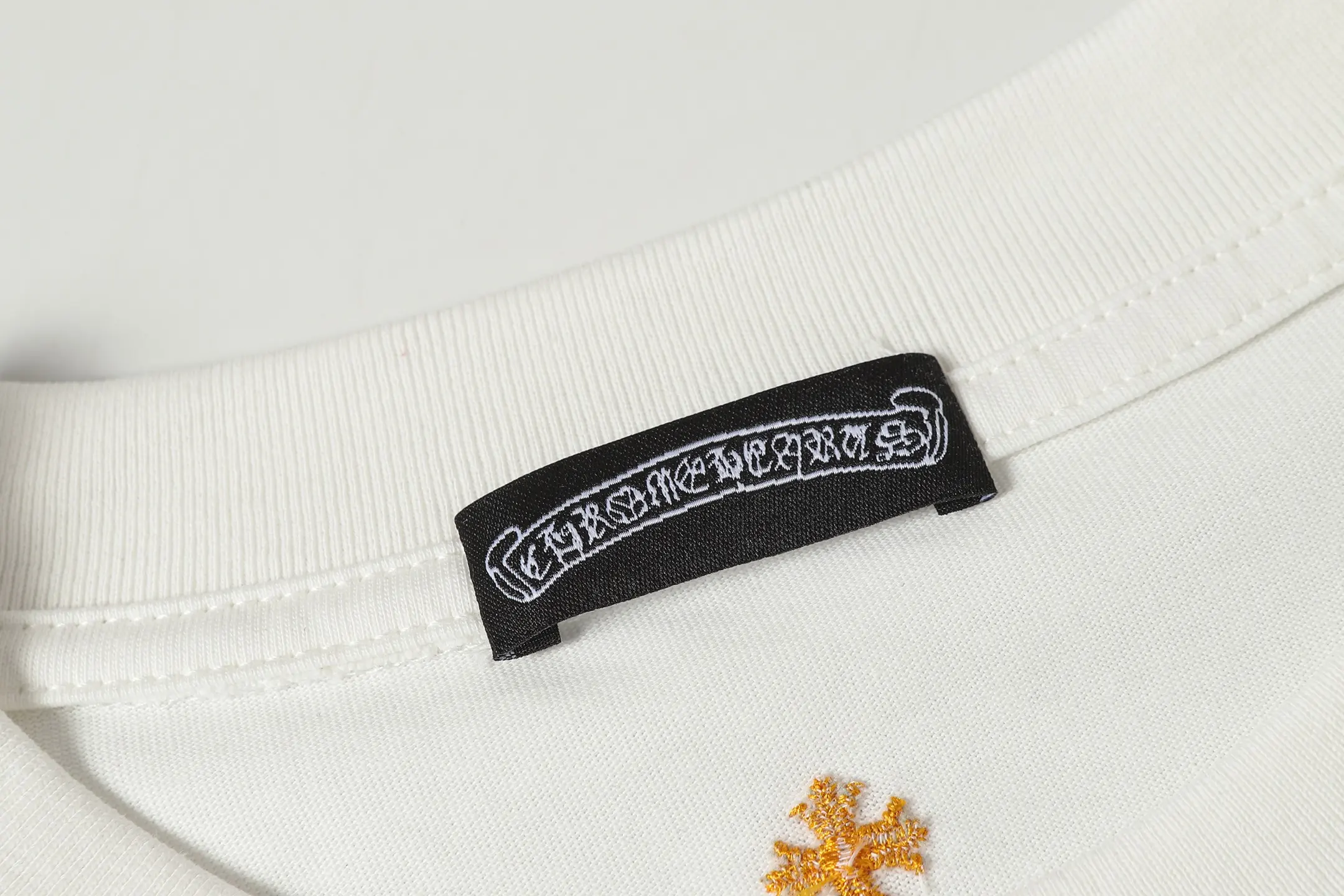 Embroidered Cross Logo Cotton T-Shirt D10013522 — view 4