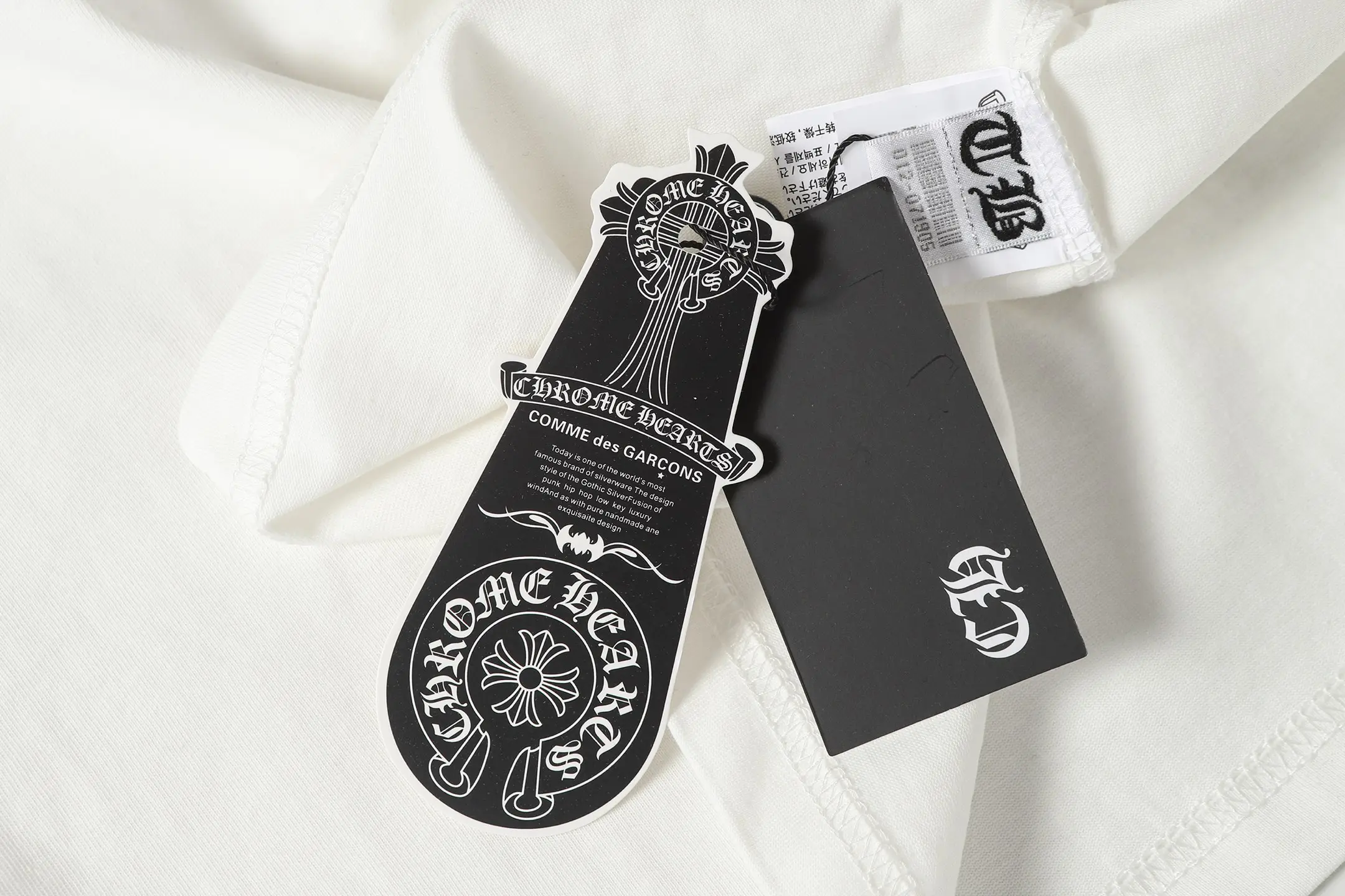 Embroidered Cross Logo Cotton T-Shirt D10013522 — view 12