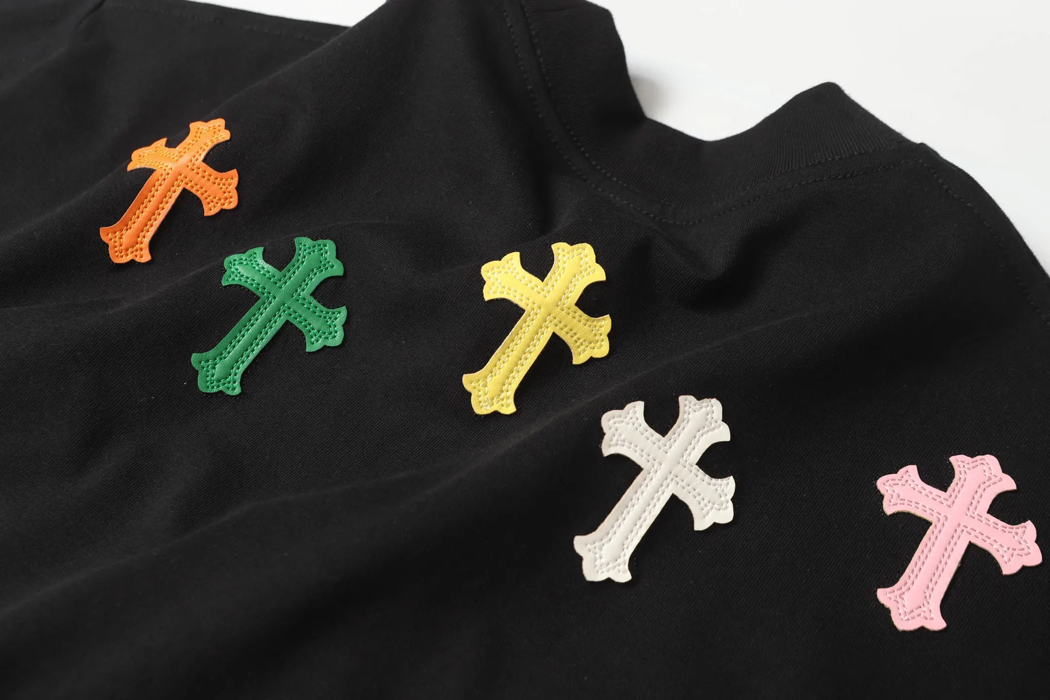 Logo Embroidery Cotton Jersey T-Shirt D9513672 — view 7