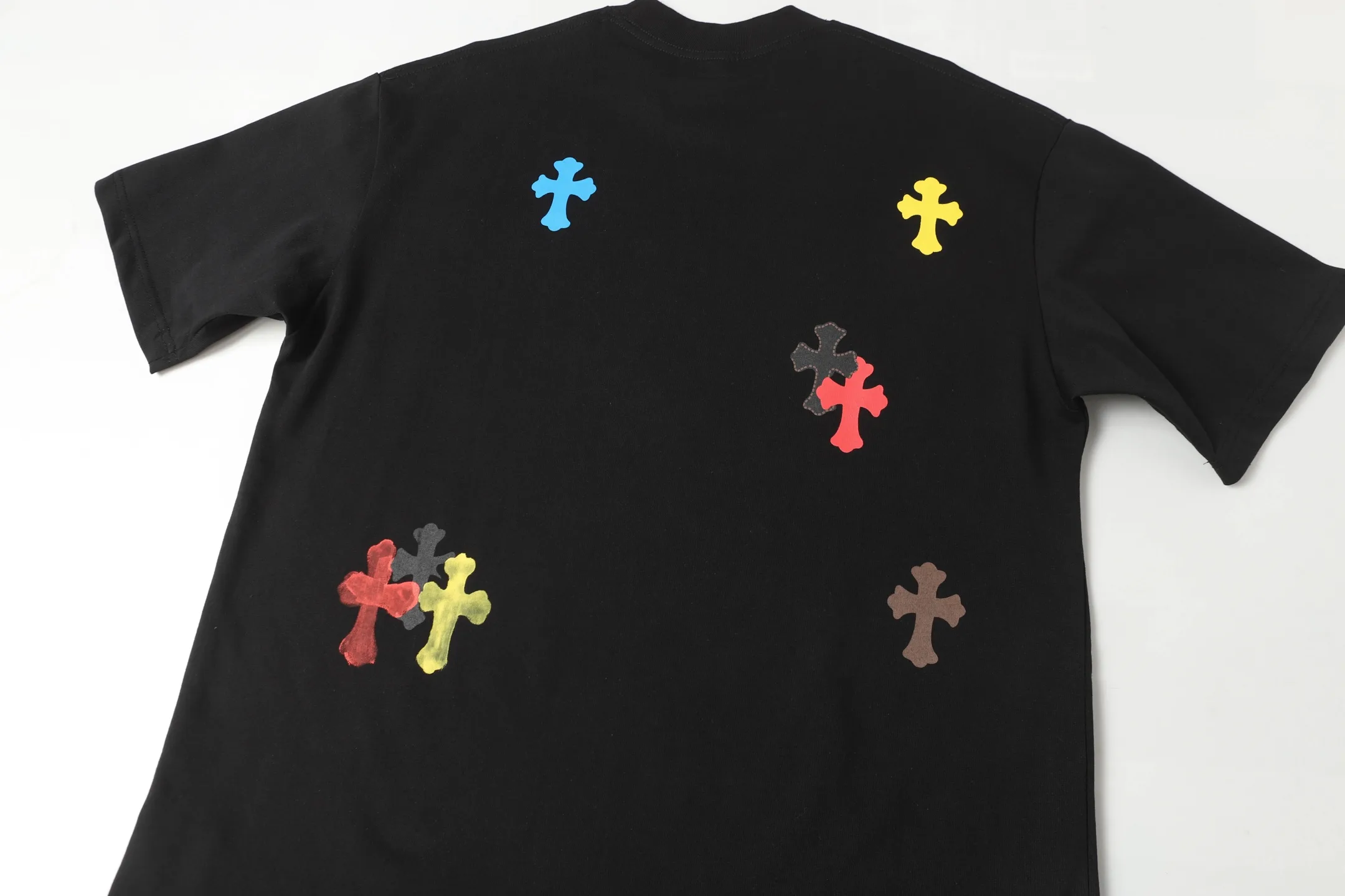 Sex Records Hand-Painted Cross T-Shirt D10513624 — view 5