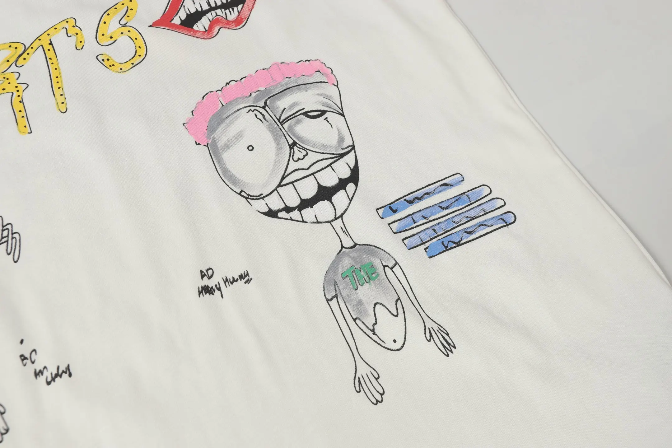 Graffiti Print Cotton T-Shirt D10513628 — view 5