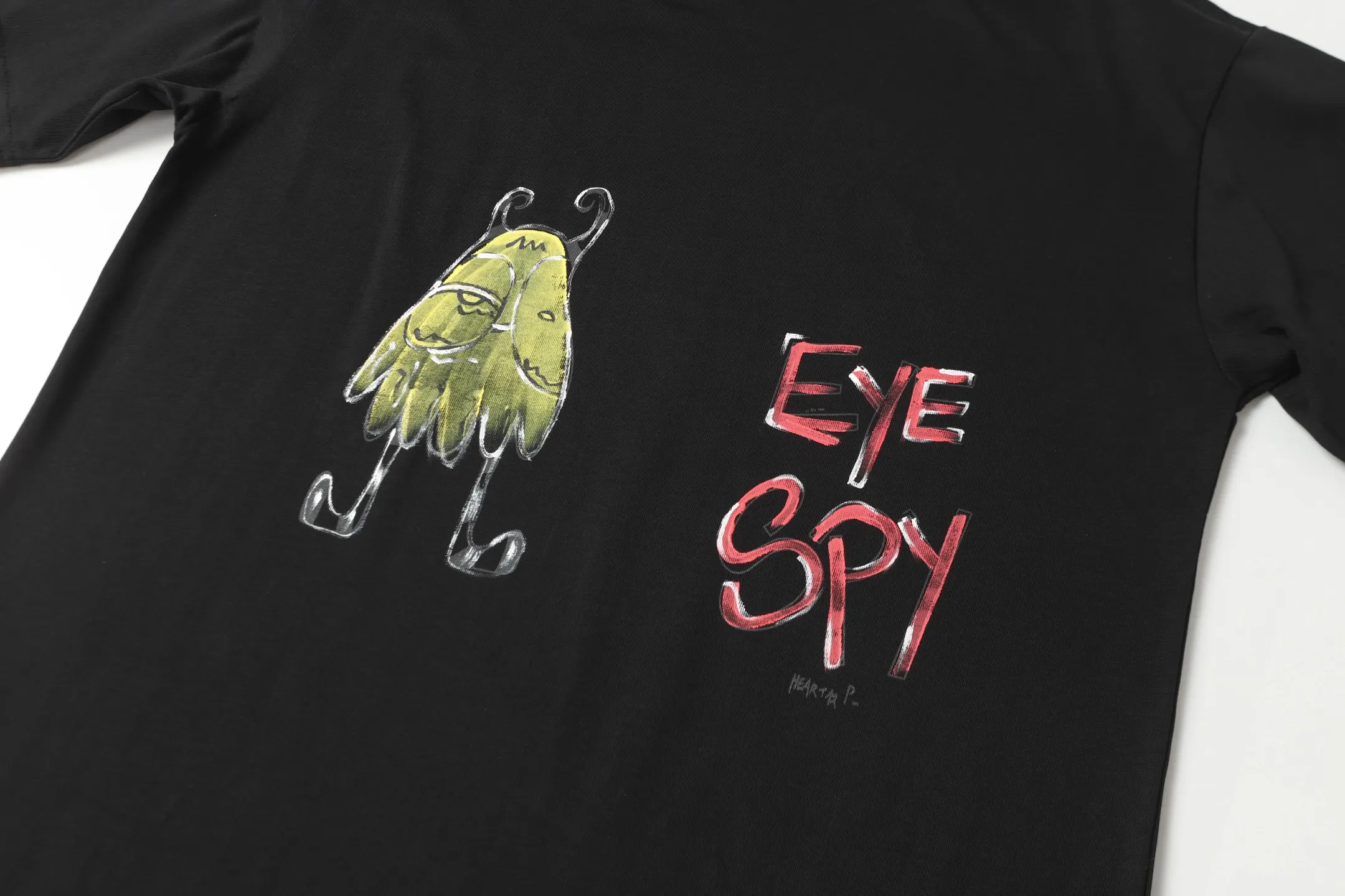 Graffiti Print Oversized Cotton T-Shirt D10513629 — view 6