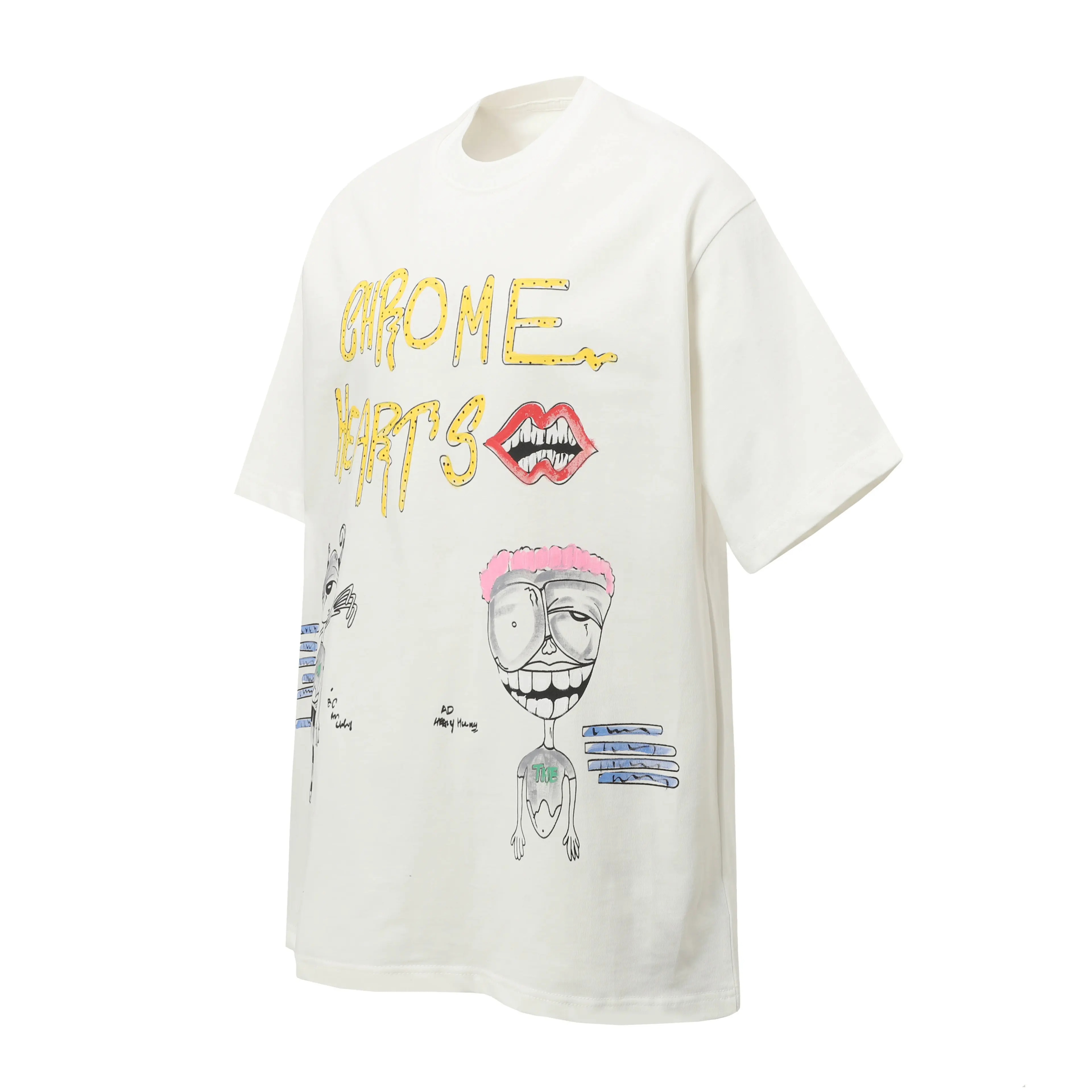 Graffiti Print Cotton T-Shirt D10513630 — view 2