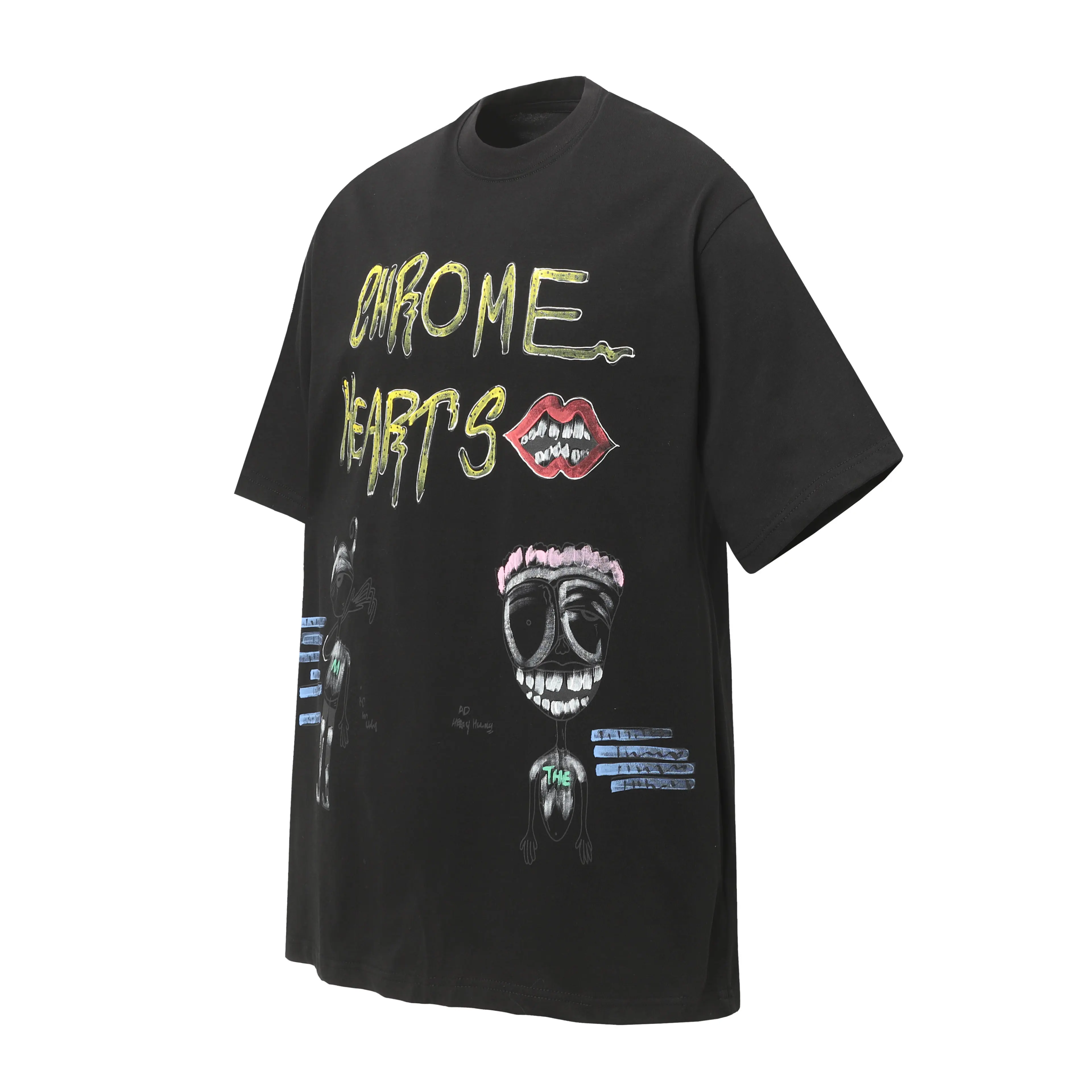 Graffiti Print Cotton T-Shirt D10513630 — view 4