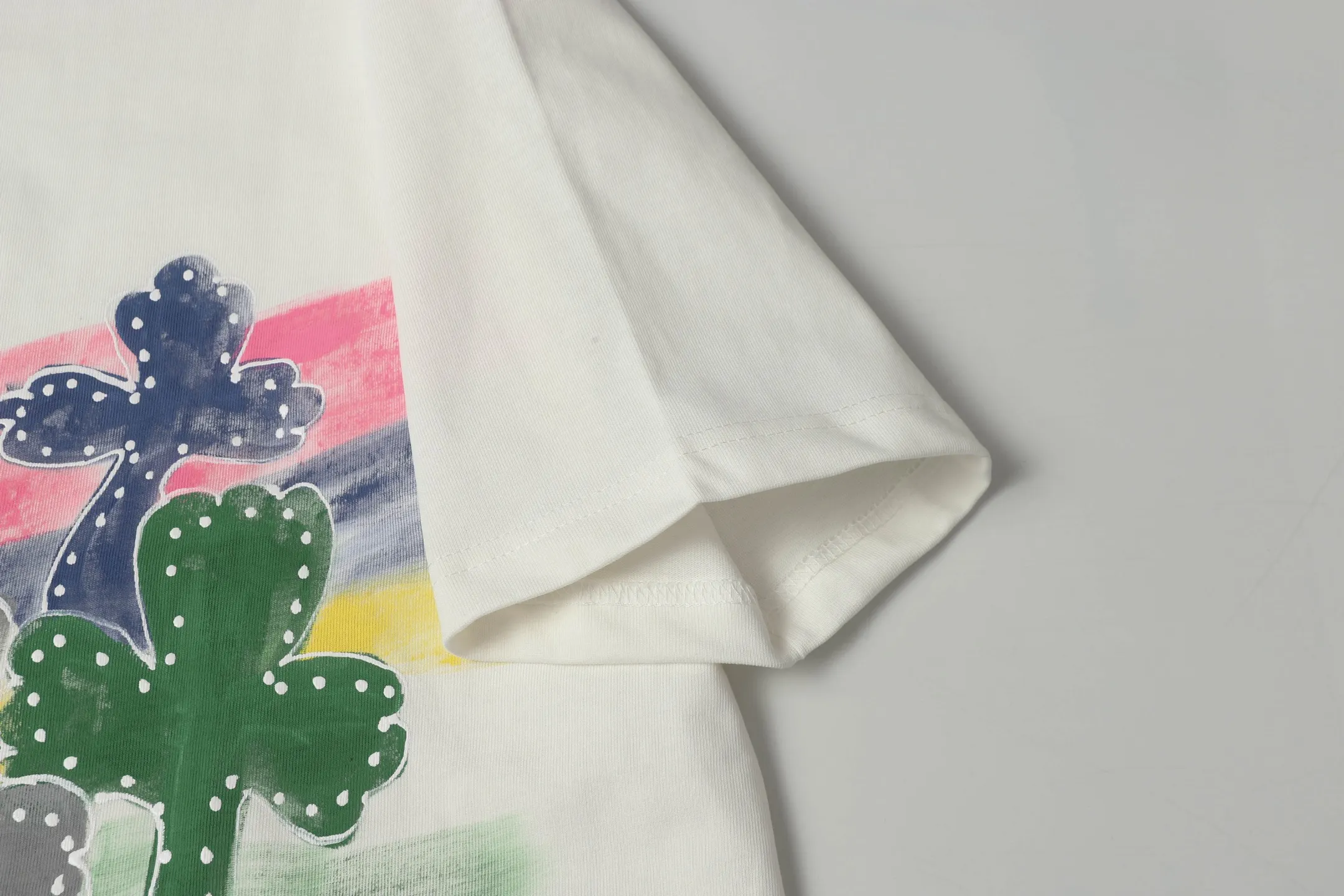 Rainbow Cross Graphic Cotton T-Shirt D10513631 — view 7