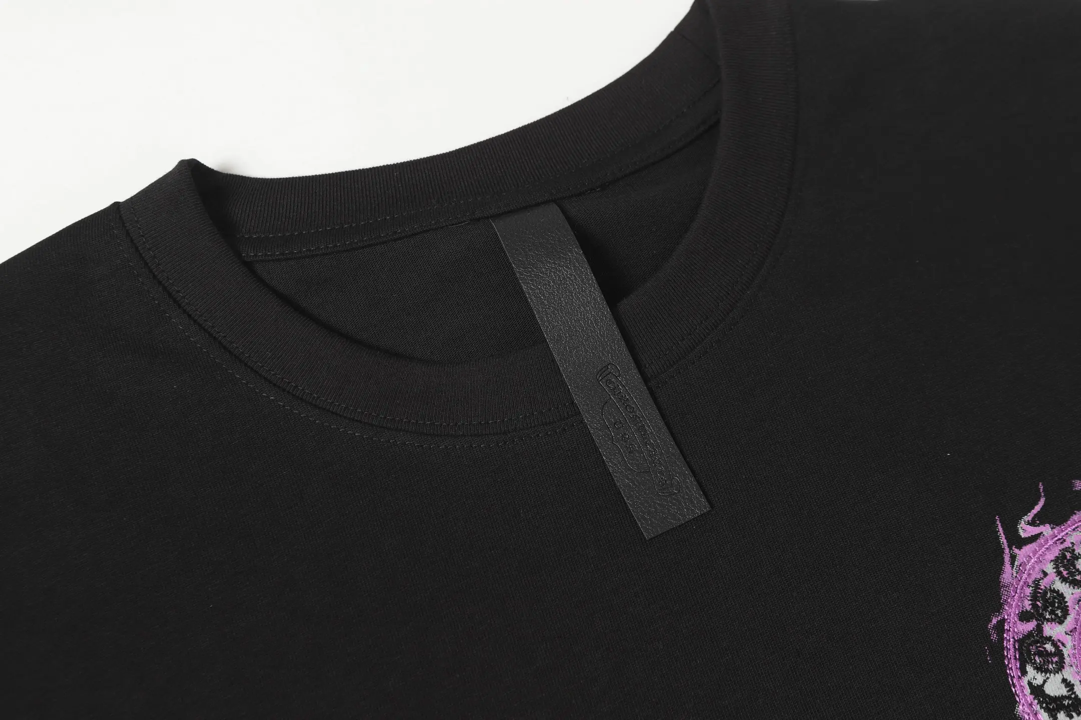 Embroidered Horseshoe Logo Cotton T-Shirt D10513641 — view 3