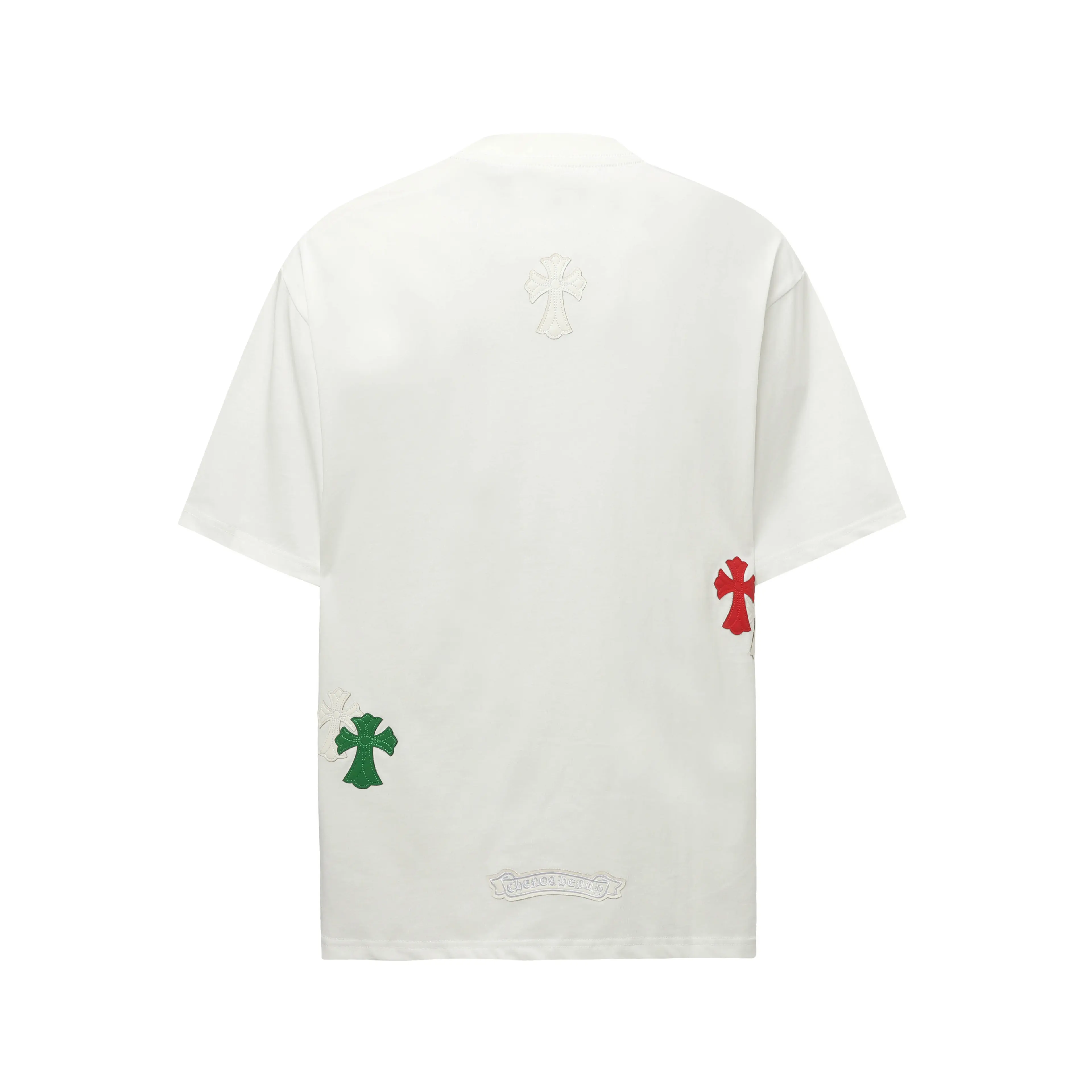 Cross Patch Embroidered Cotton T-Shirt D10013646 — view 2