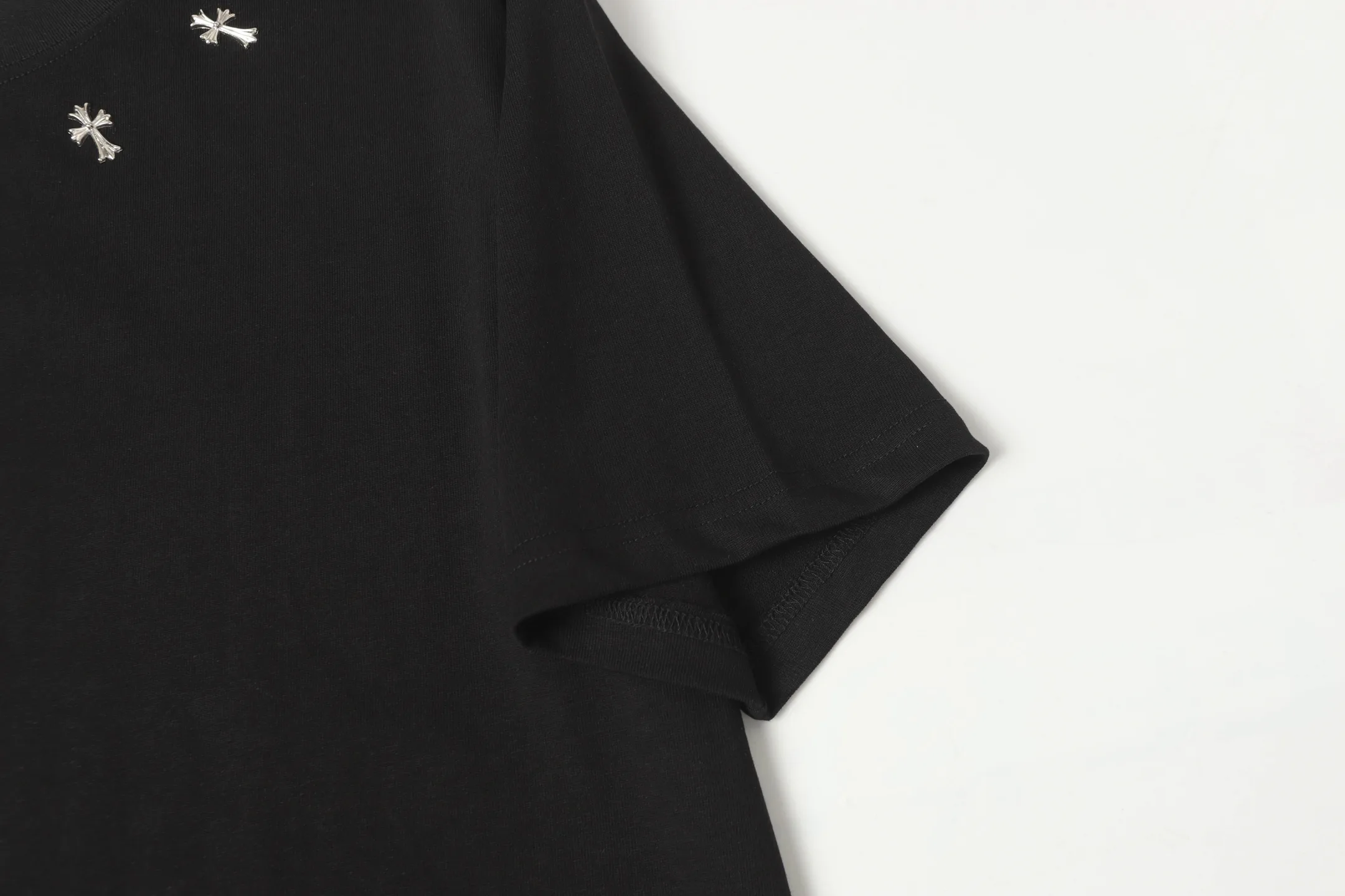 Rhinestone Cross Oversized Cotton T-Shirt D9513651 — view 6