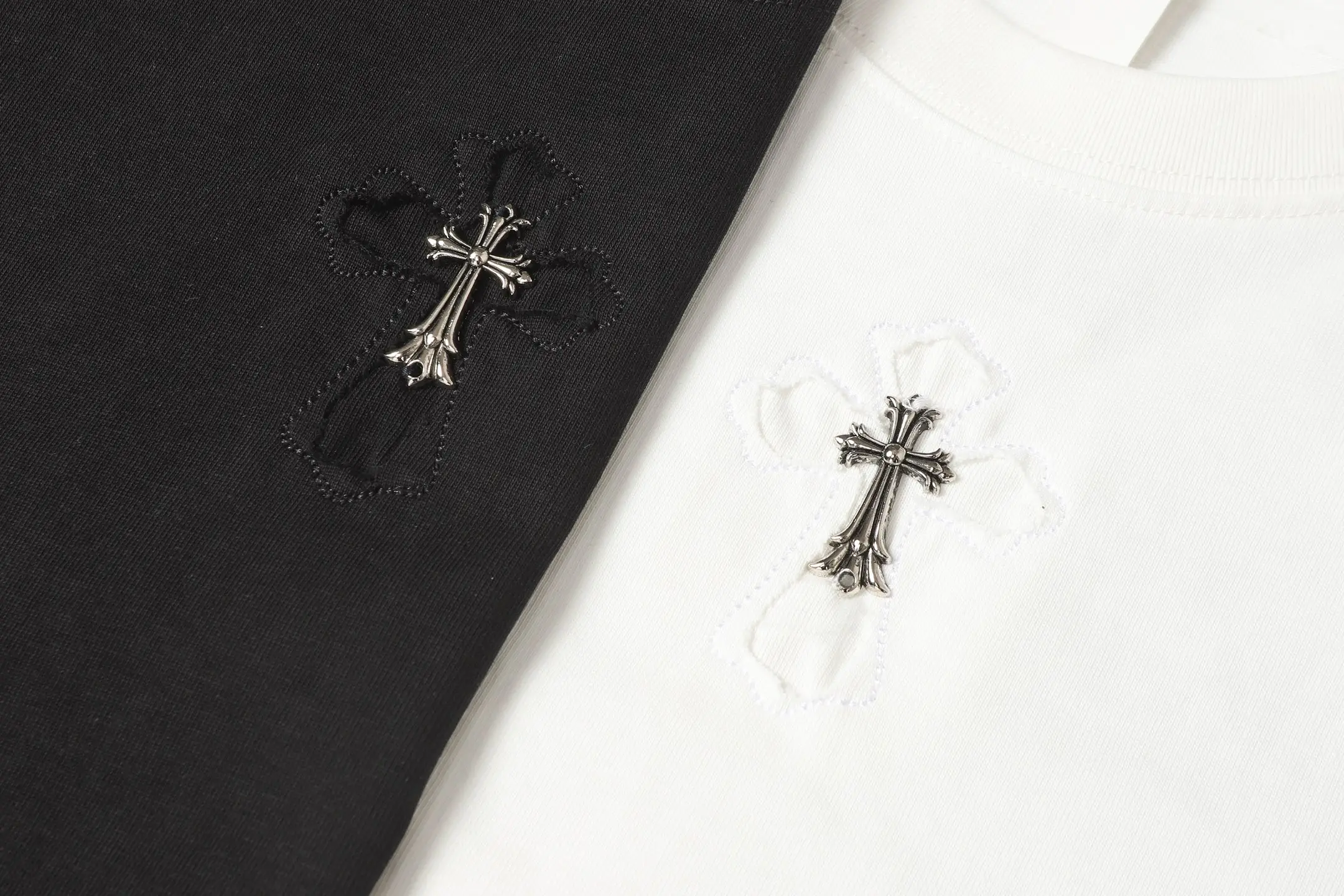Embroidered Horseshoe Logo Cotton T-Shirt D9513650 — view 6