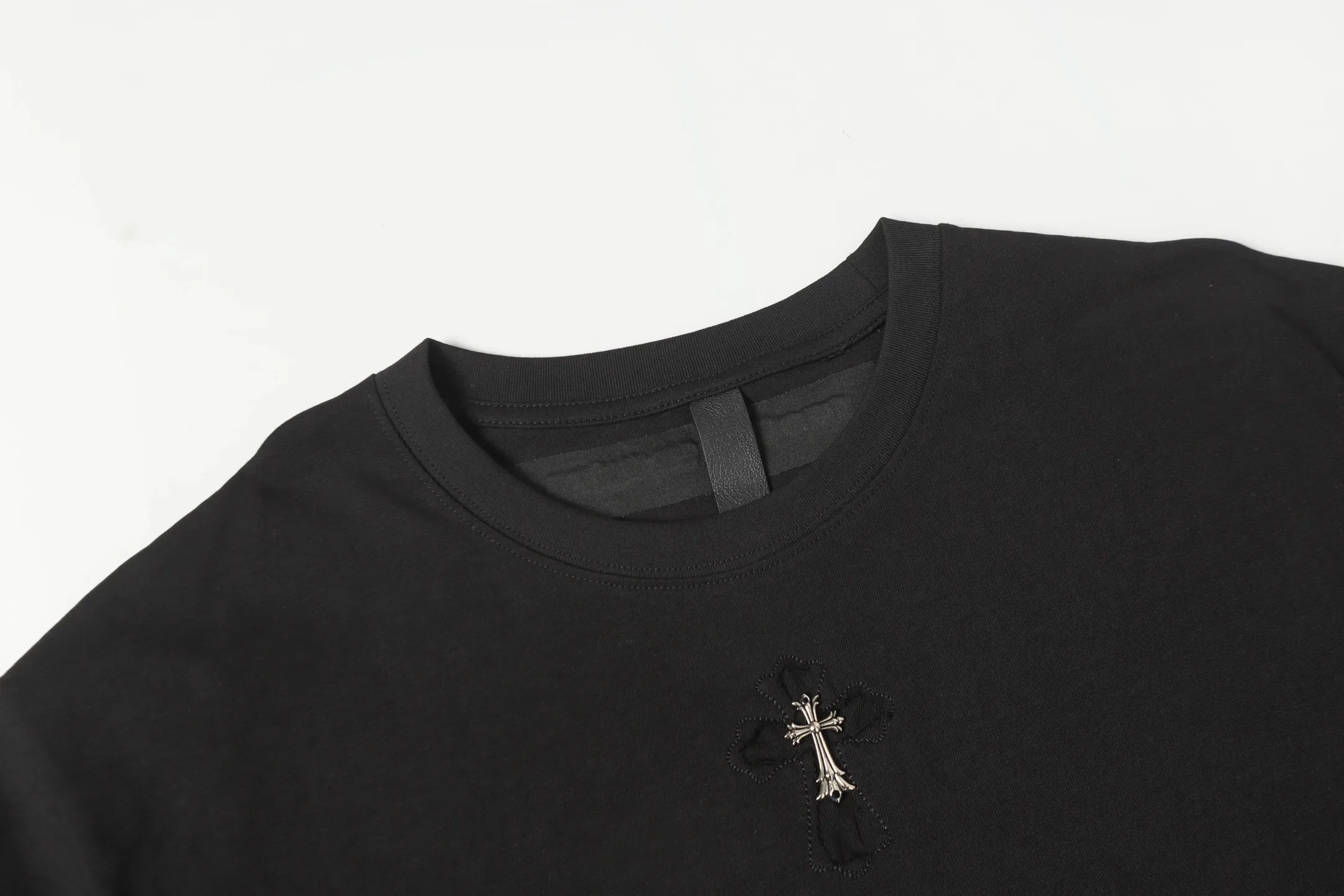 Embroidered Horseshoe Logo Cotton T-Shirt D9513648 — view 3
