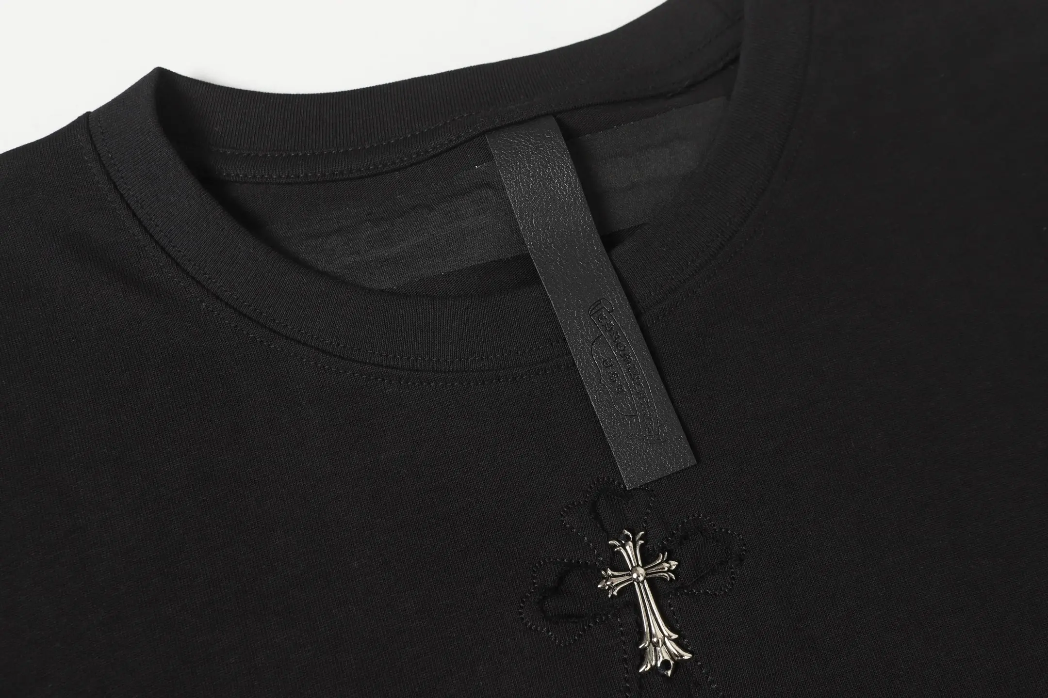Embroidered Horseshoe Logo Cotton T-Shirt D9513648 — view 4