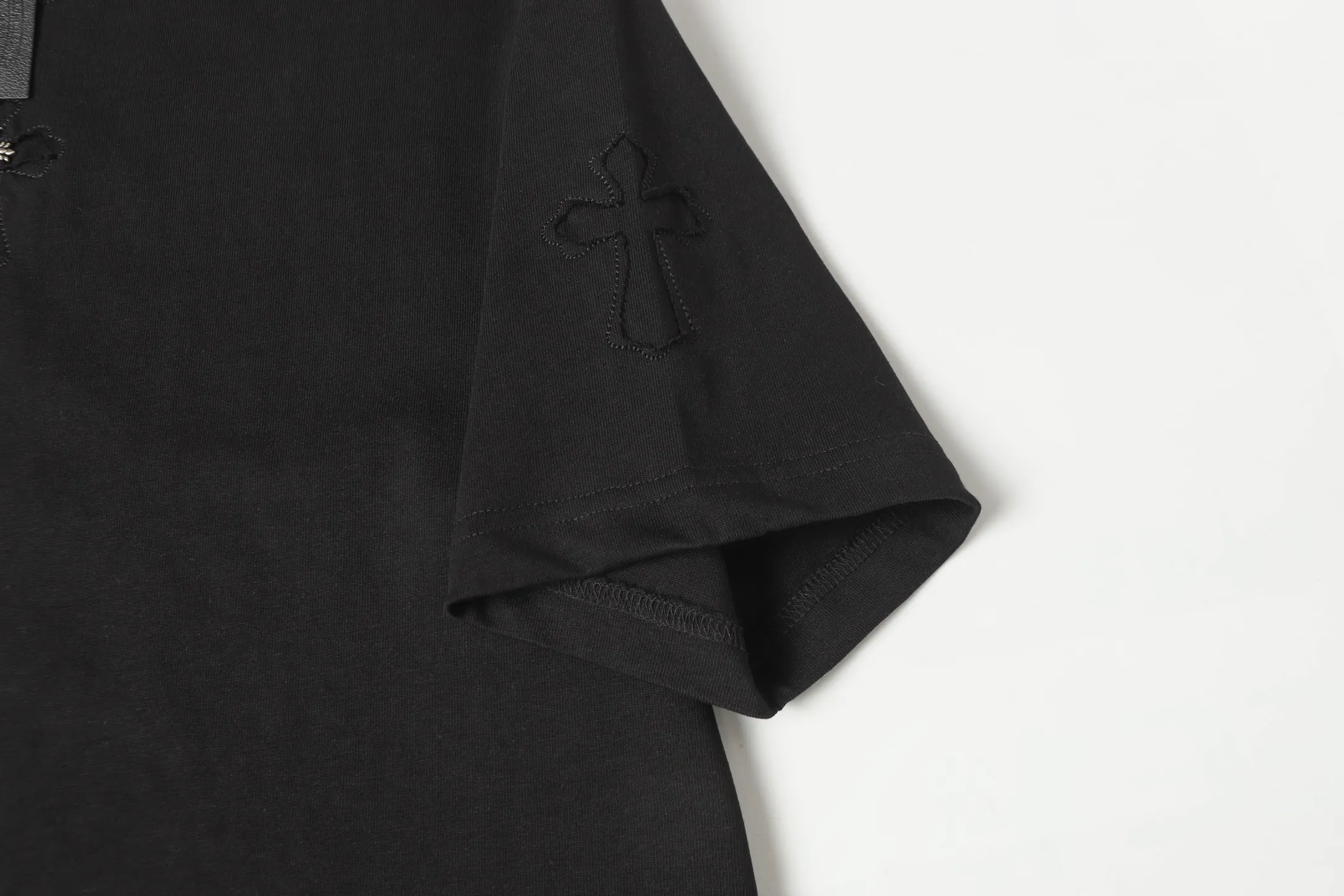 Embroidered Horseshoe Logo Cotton T-Shirt D9513648 — view 6