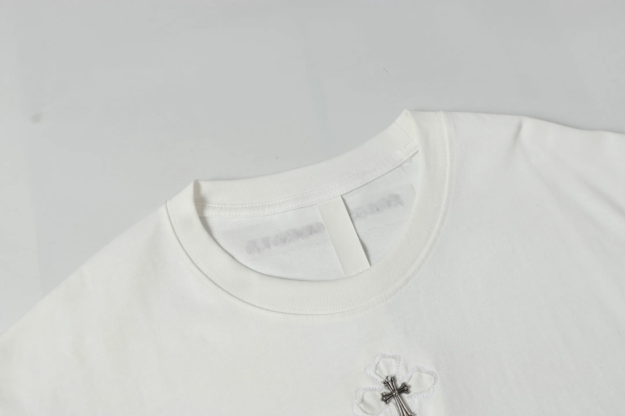 Embroidered Horseshoe Logo Cotton T-Shirt D9513649 — view 3