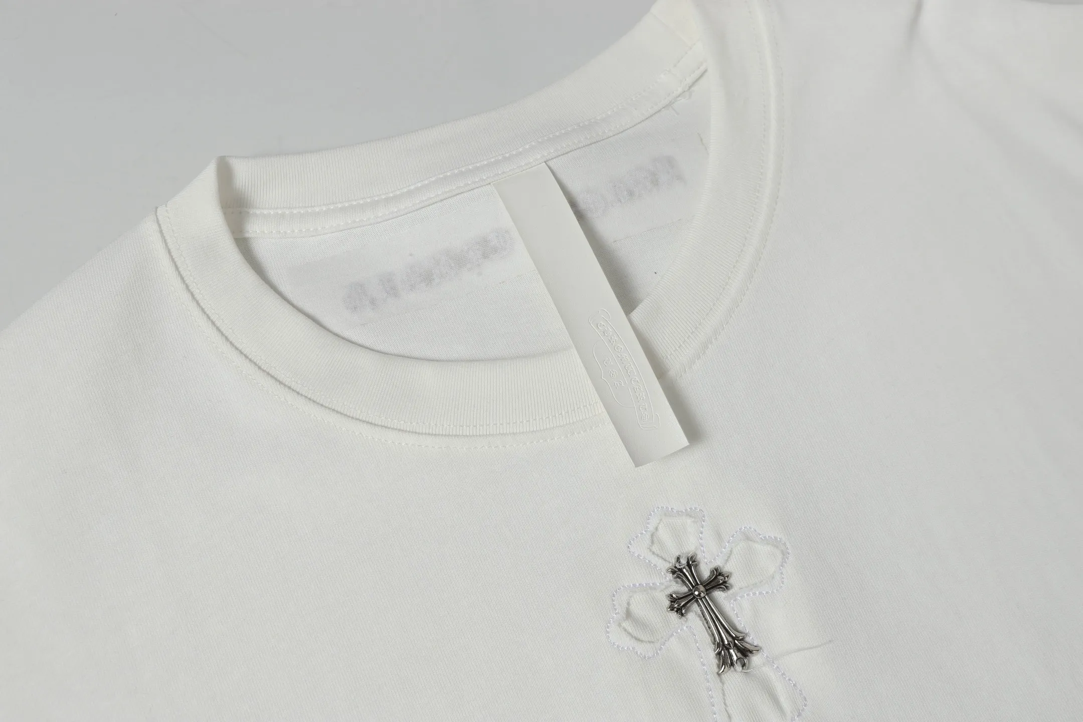 Embroidered Horseshoe Logo Cotton T-Shirt D9513649 — view 4