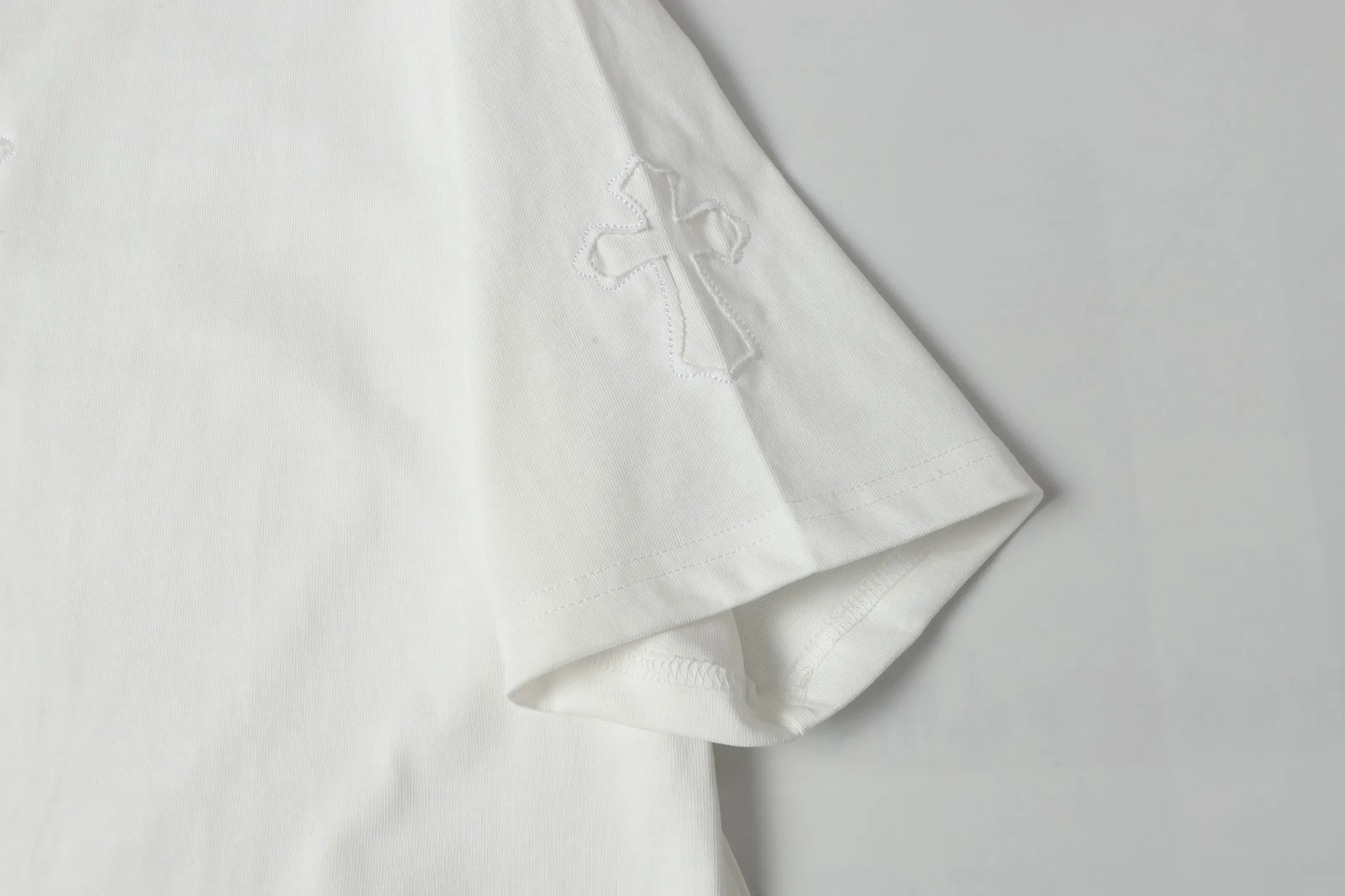 Embroidered Horseshoe Logo Cotton T-Shirt D9513649 — view 5