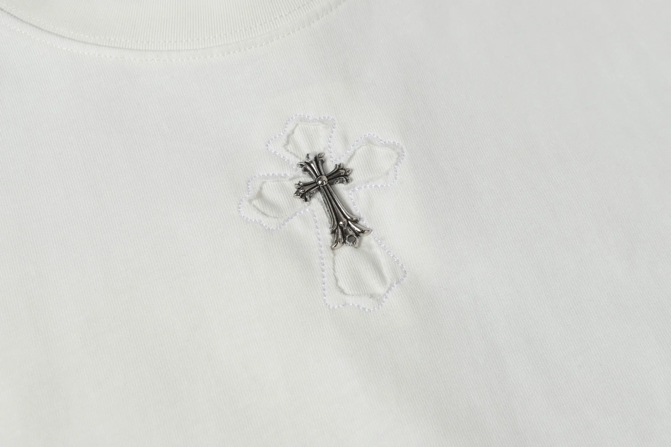 Embroidered Horseshoe Logo Cotton T-Shirt D9513649 — view 7