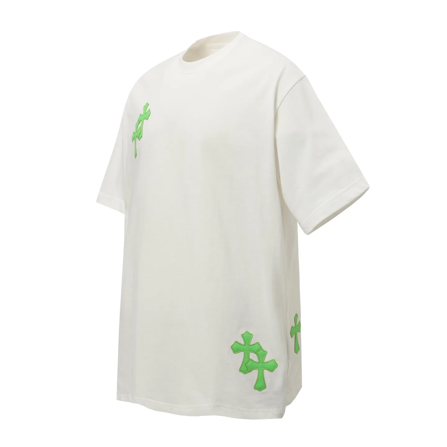 Cross Patch Oversized Cotton T-Shirt D10013654