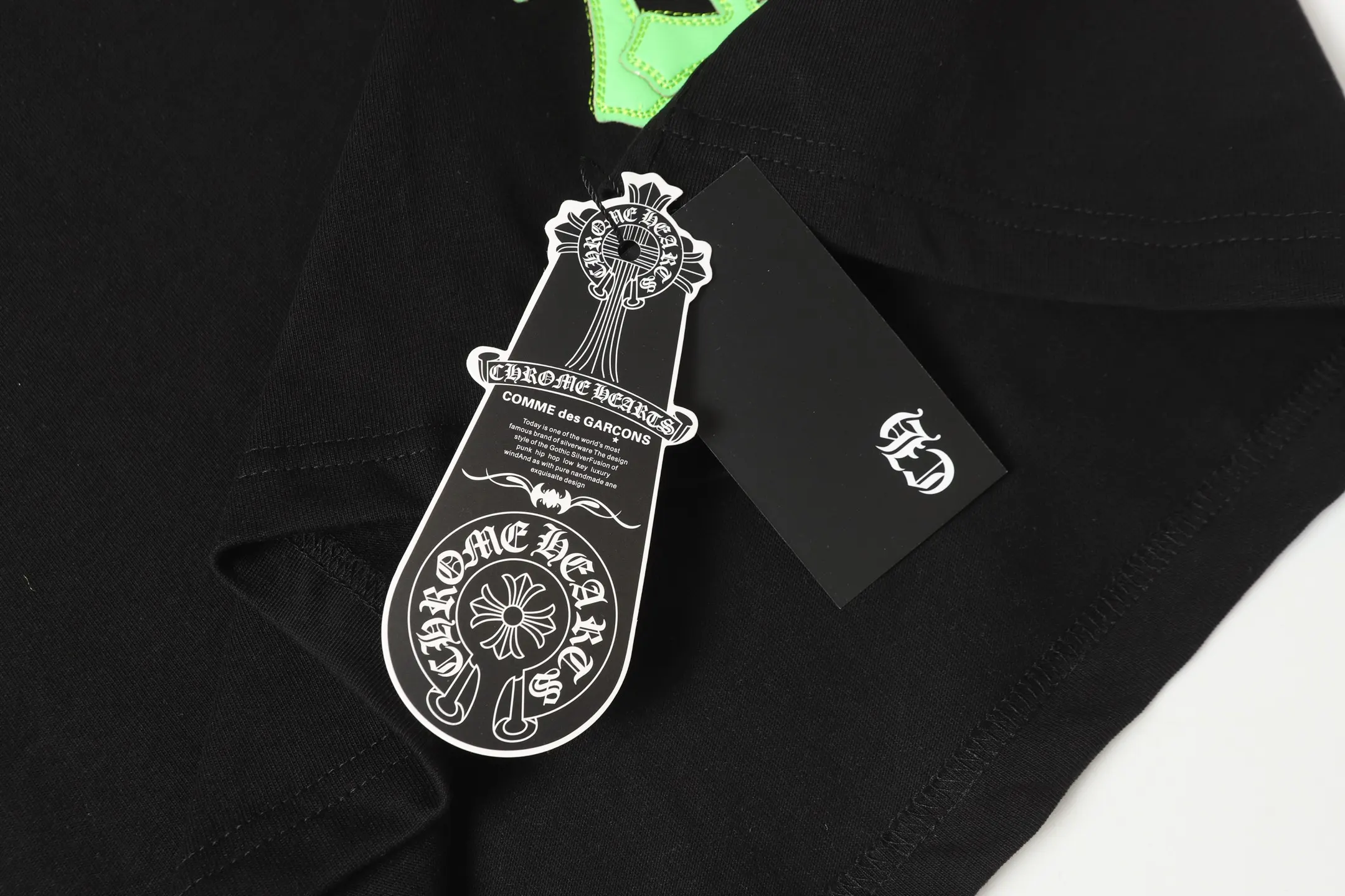 Leather Cross Patch Oversized T-Shirt D10013655 — view 7
