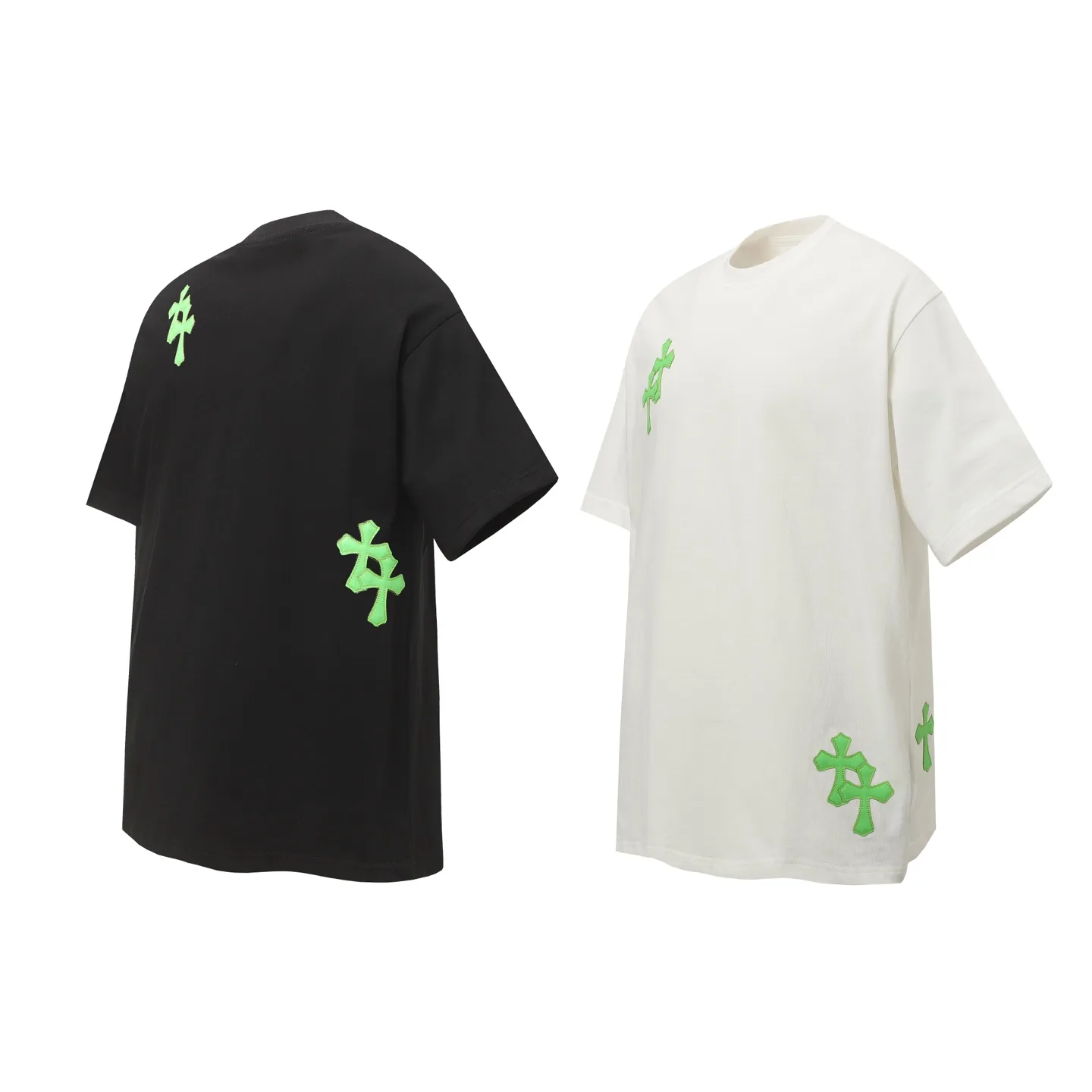 Cross Patch Oversized Cotton T-Shirt D10013656