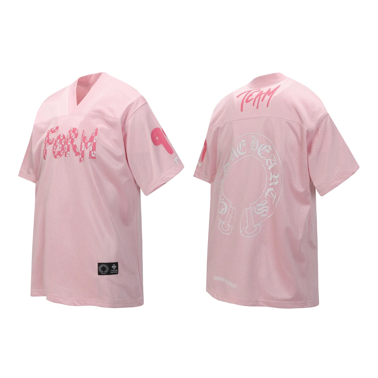 Logo-Print Mesh Hockey Jersey D10013758