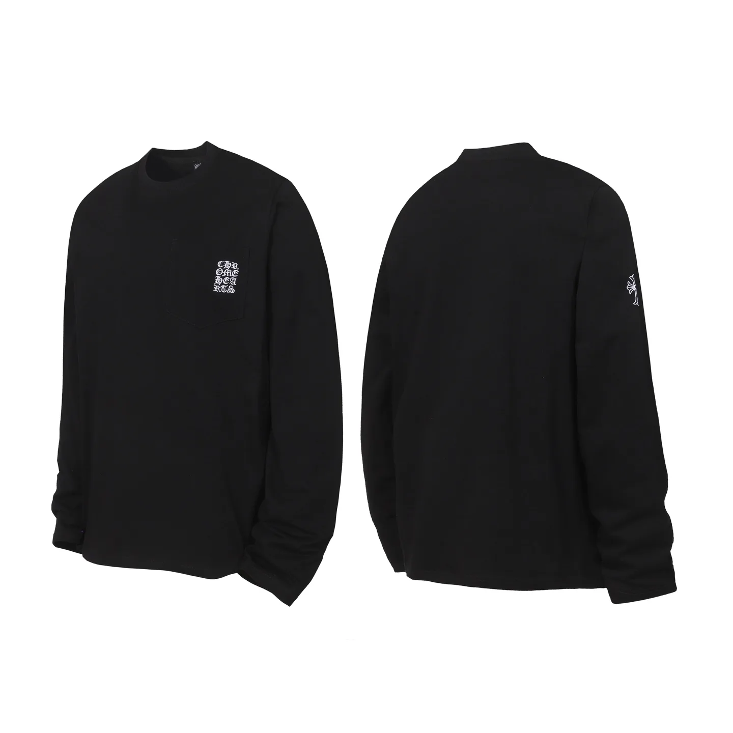 Logo-Embroidered Long-Sleeved T-Shirt D10013609