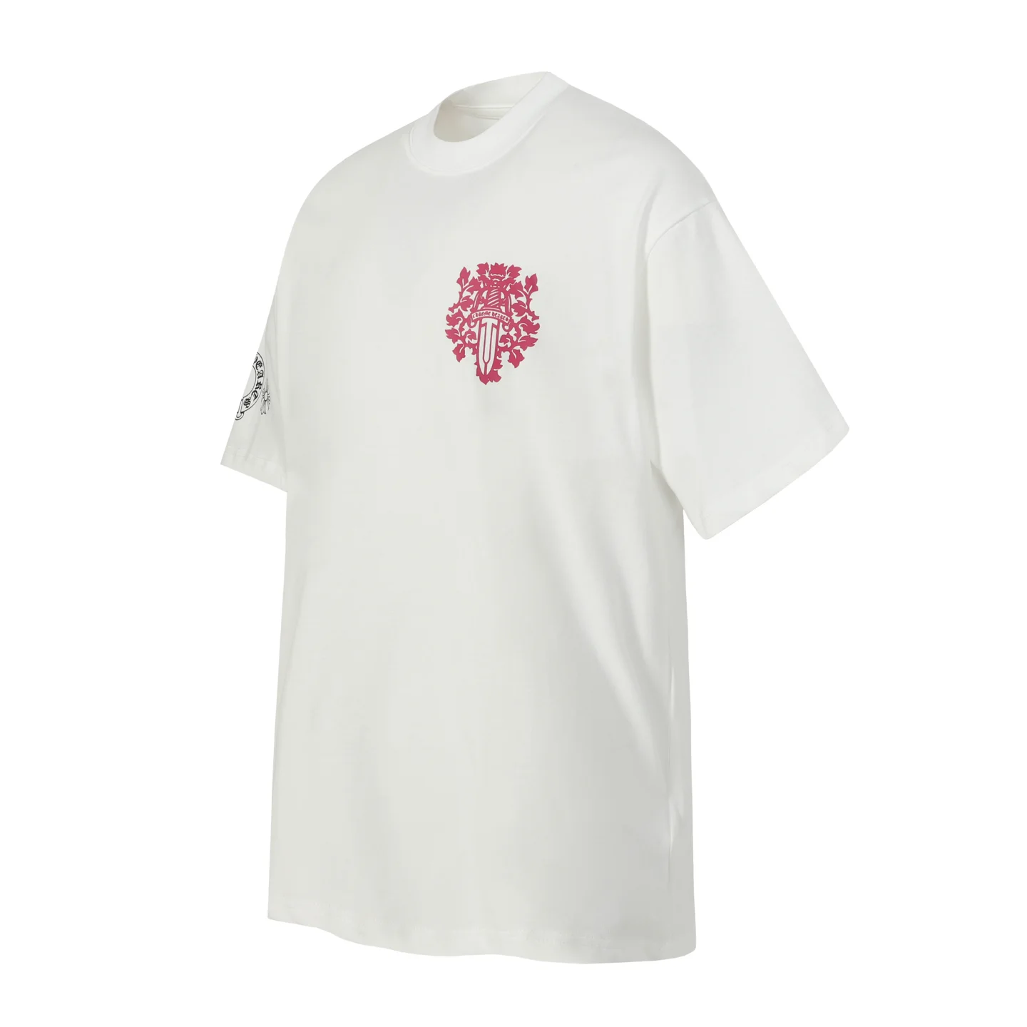 Dagger Crest Print Cotton T-Shirt D9513598