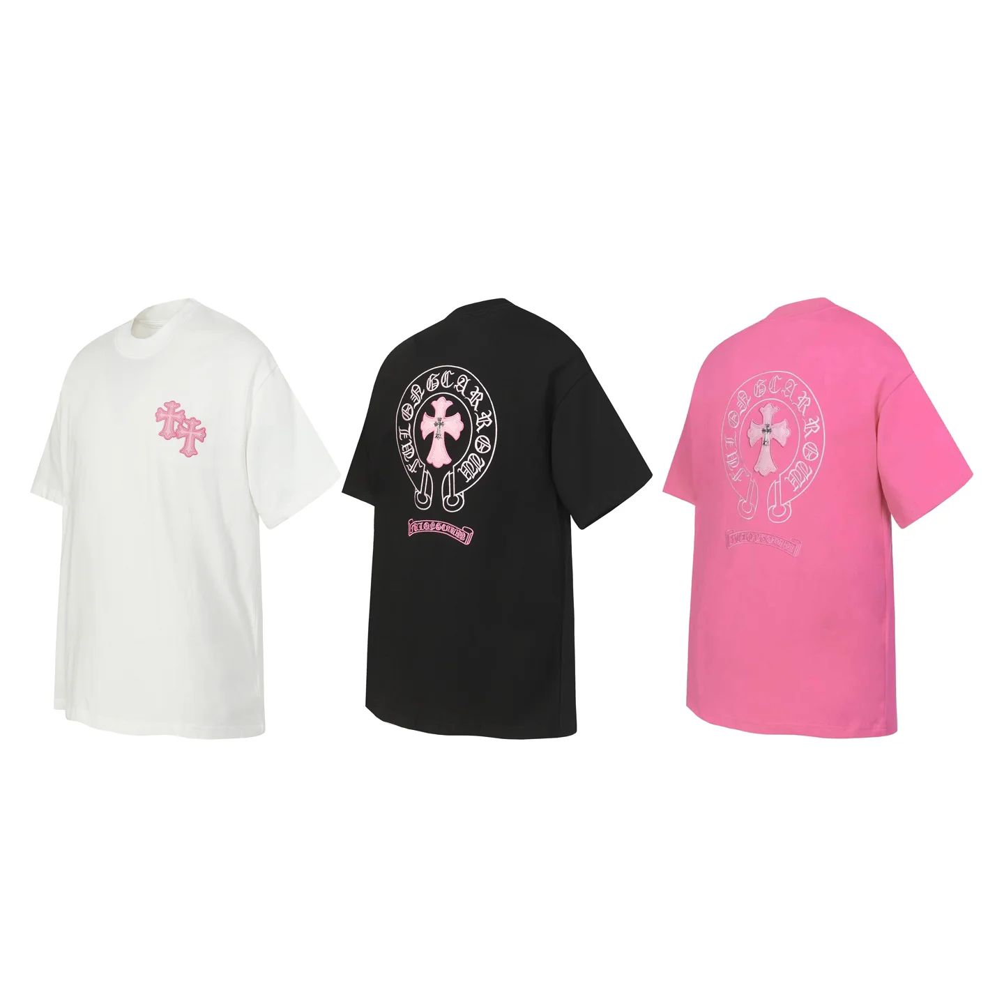 Horseshoe Logo Embroidered Cotton T-Shirt D10013527
