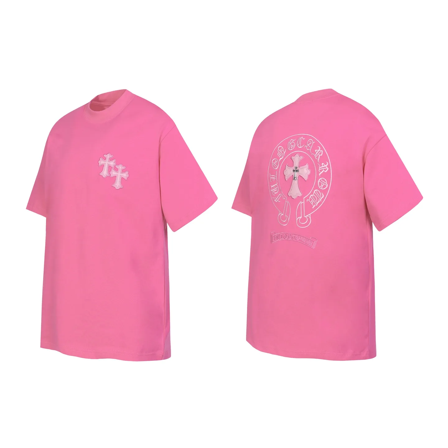Horseshoe Embroidered Cotton T-Shirt D10013524