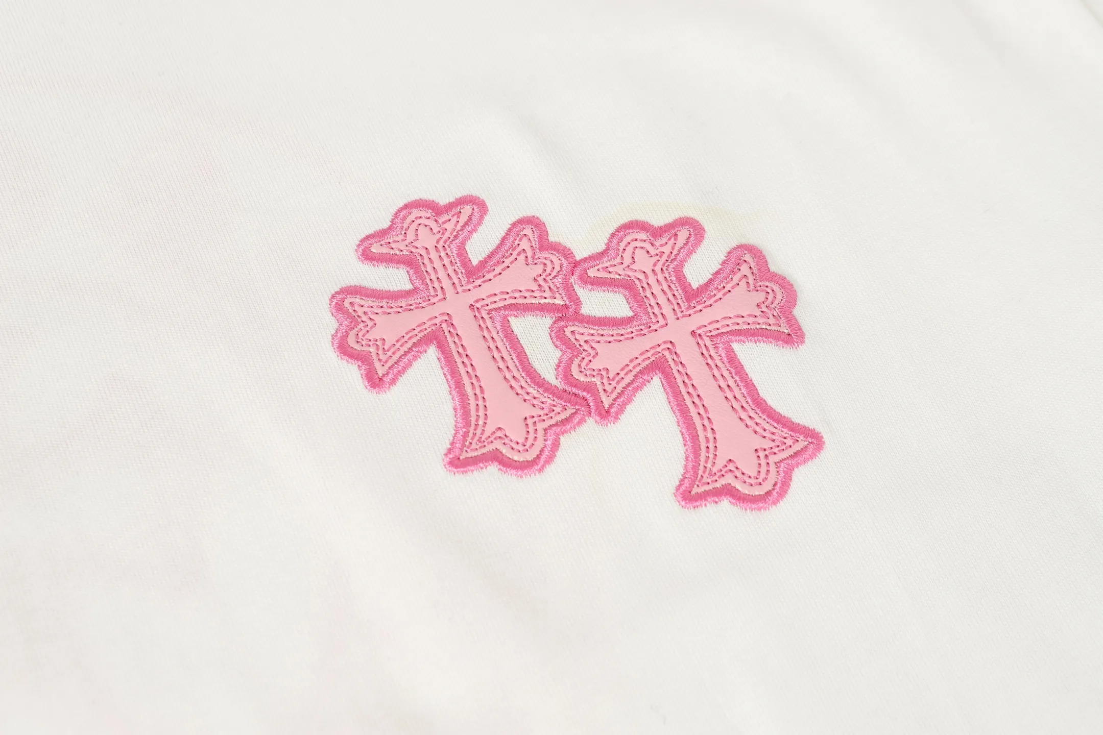Embroidered Cross Logo Cotton T-Shirt D10013526 — view 5