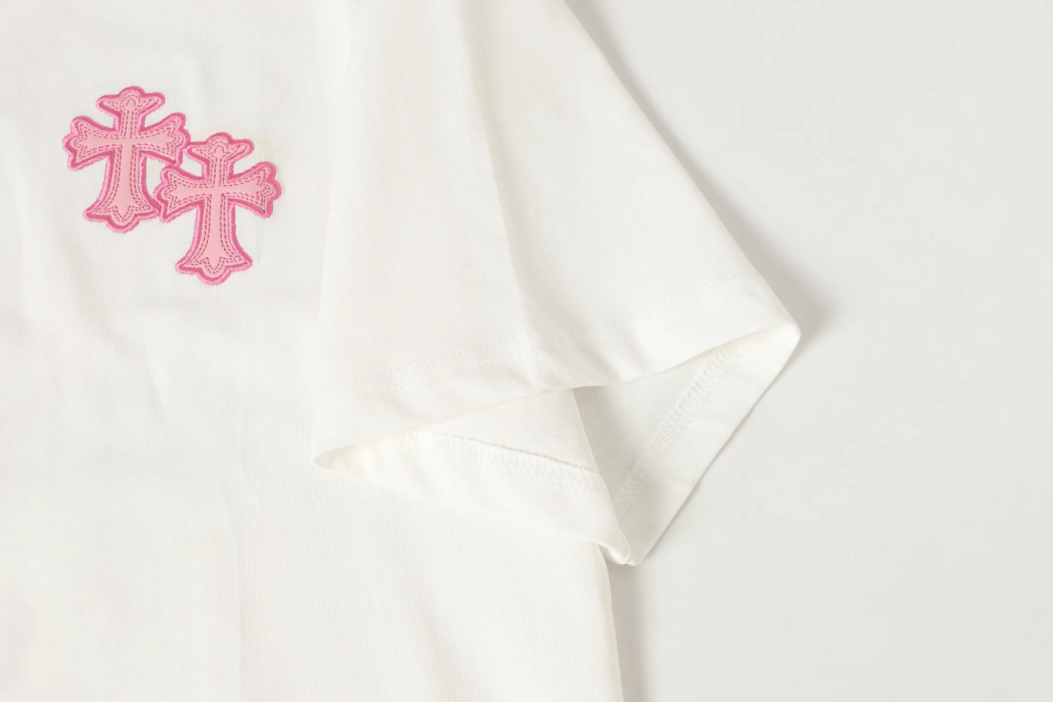 Embroidered Cross Logo Cotton T-Shirt D10013526 — view 6
