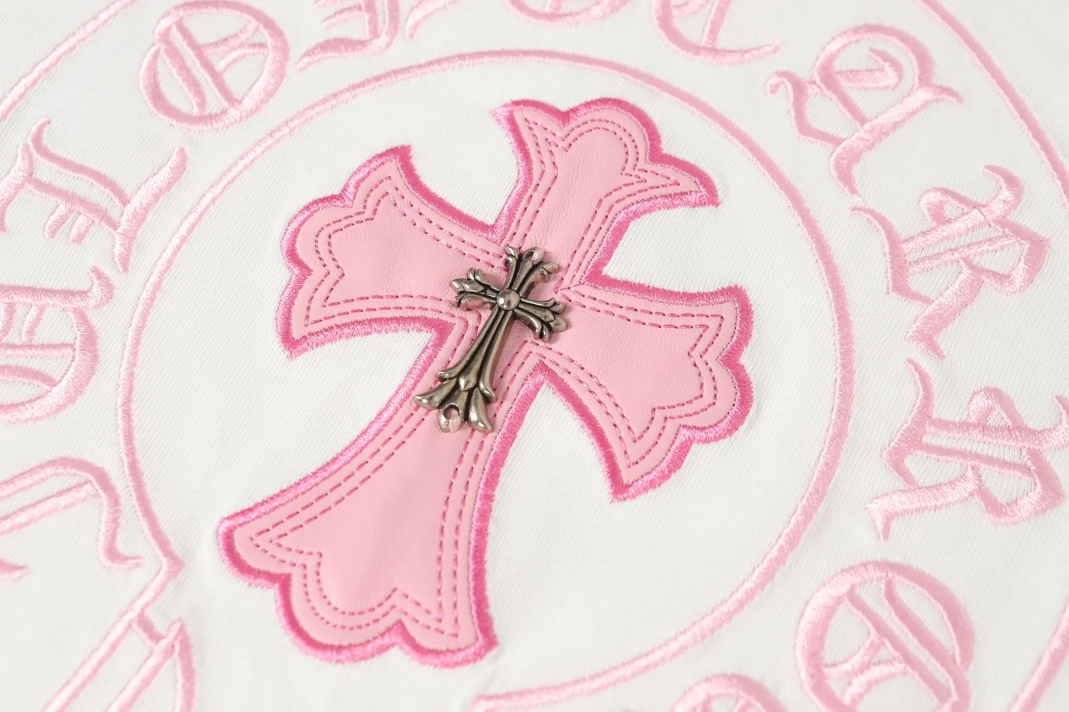 Embroidered Cross Logo Cotton T-Shirt D10013526 — view 9