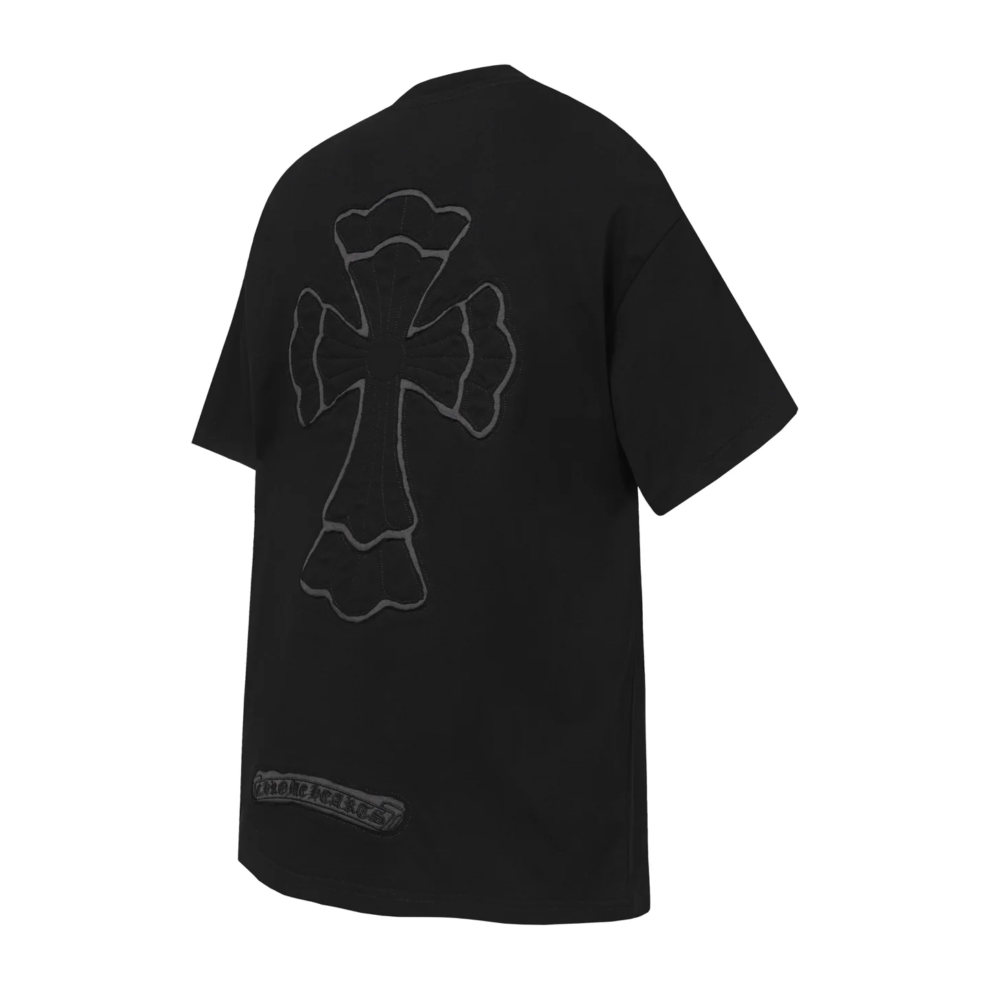 Embroidered Cross Patch Oversized T-Shirt D10013658 — view 3