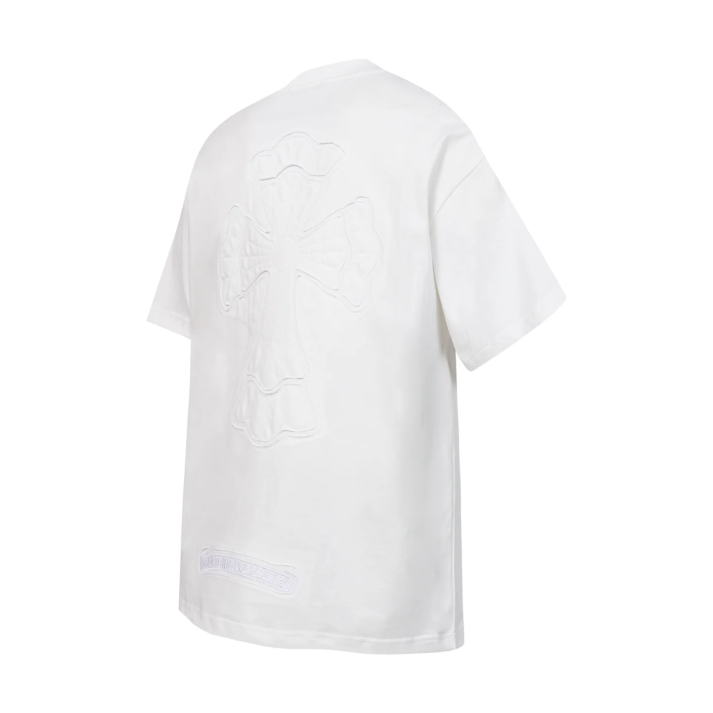 Embroidered Cross Patch Oversized T-Shirt D10013659 — view 3