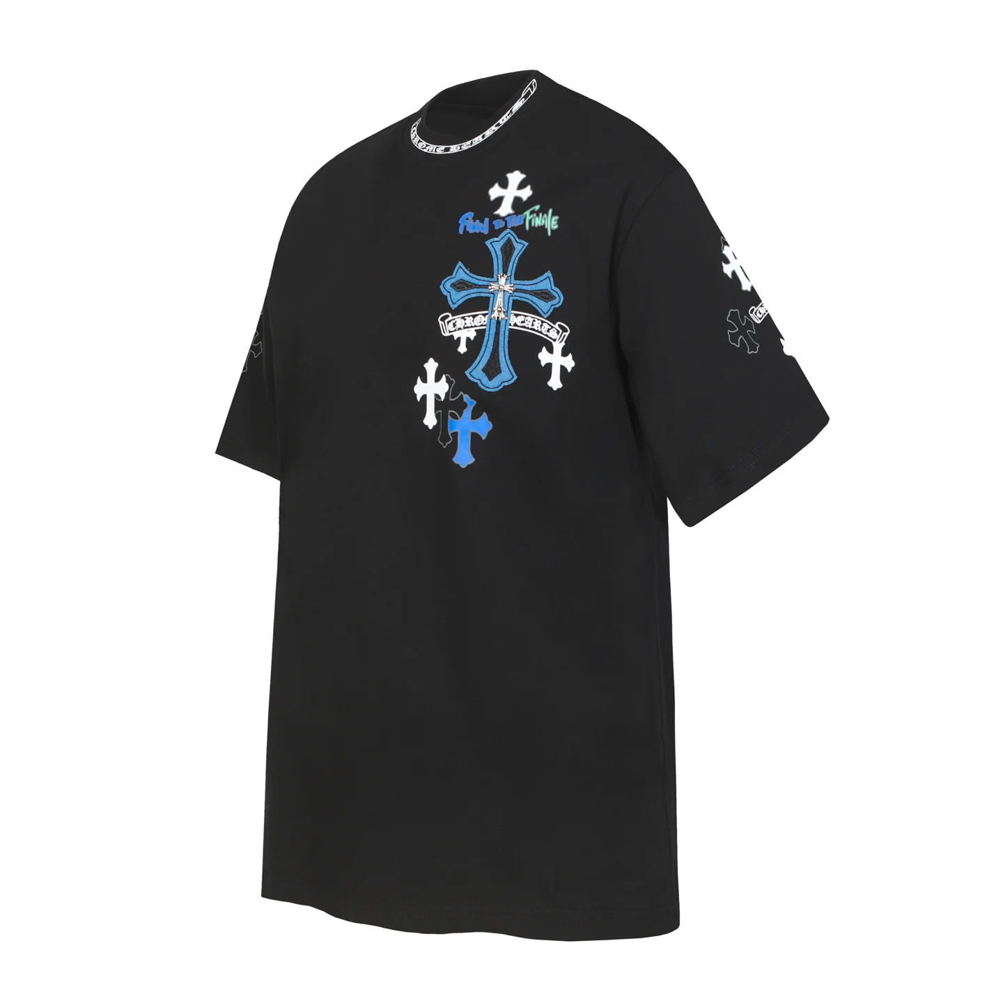 Cross Patch Embroidered Cotton T-Shirt D10513684 — view 2