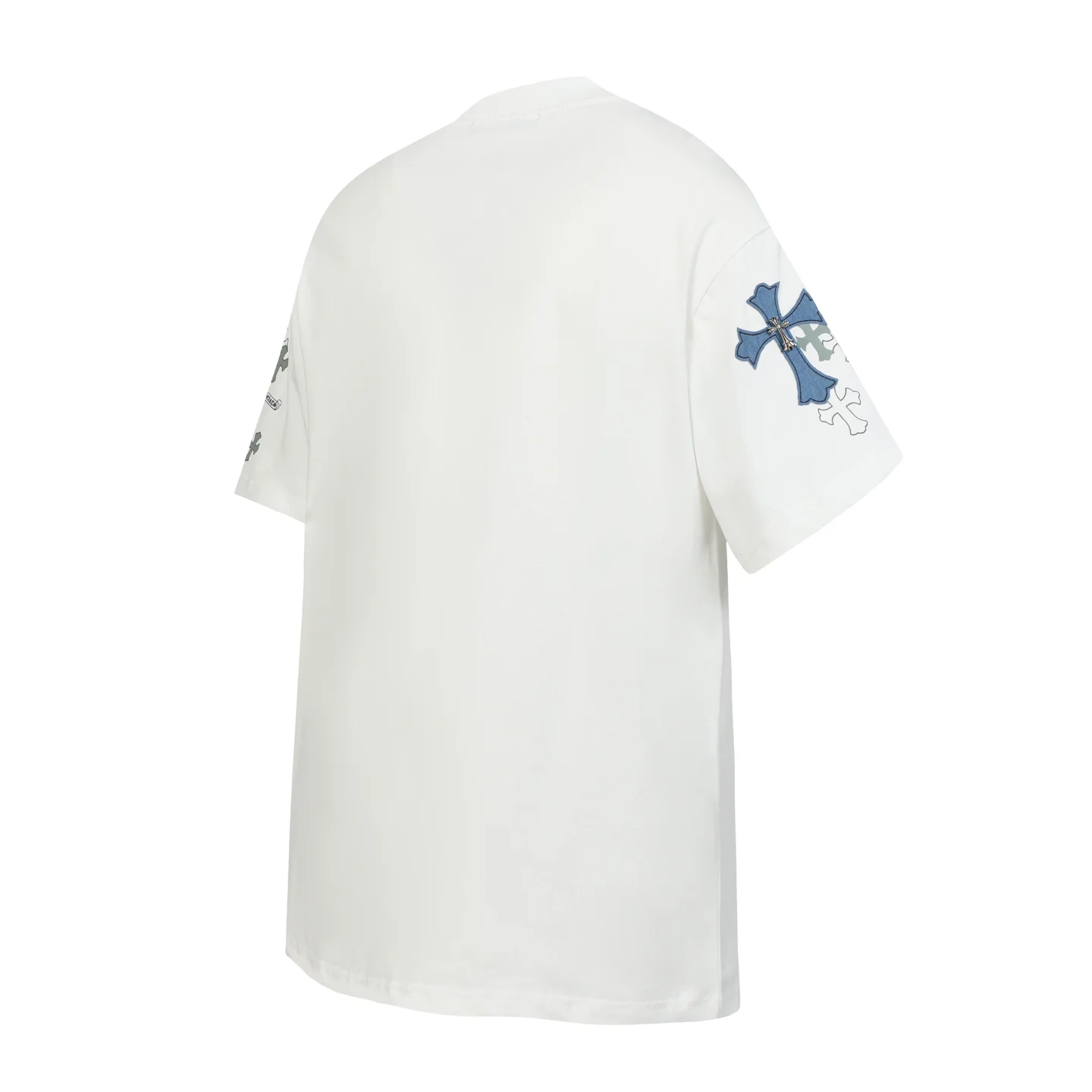 Cross Patch Embroidered Cotton T-Shirt D10513686 — view 4