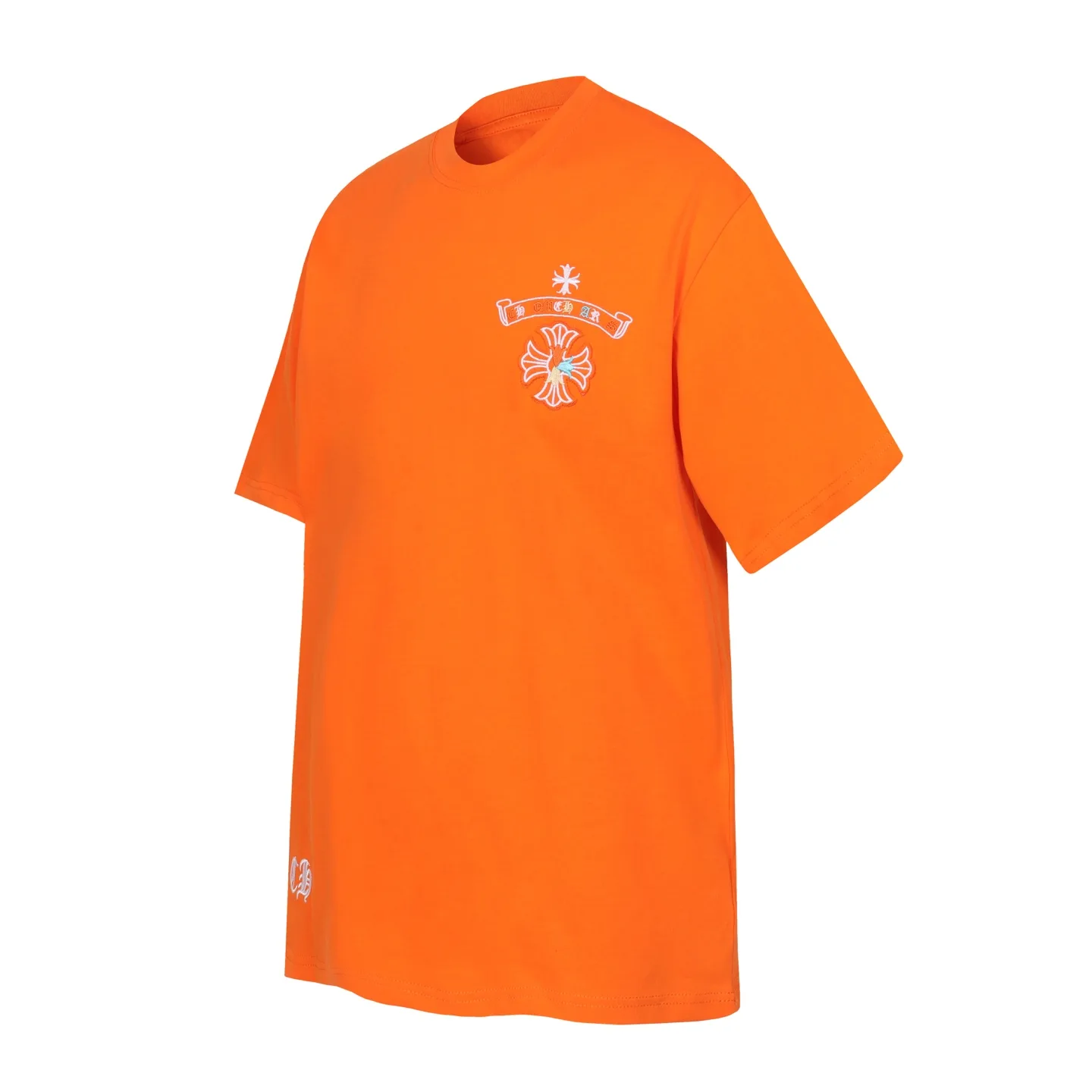 Horseshoe Sanskrit Embroidered Cotton T-Shirt D11013676 — view 2