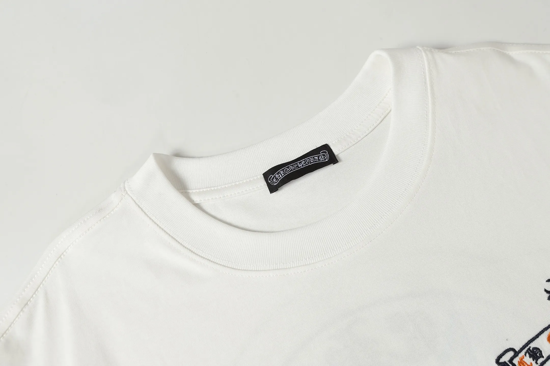 Embroidered Horseshoe Logo Cotton T-Shirt D11013674 — view 4