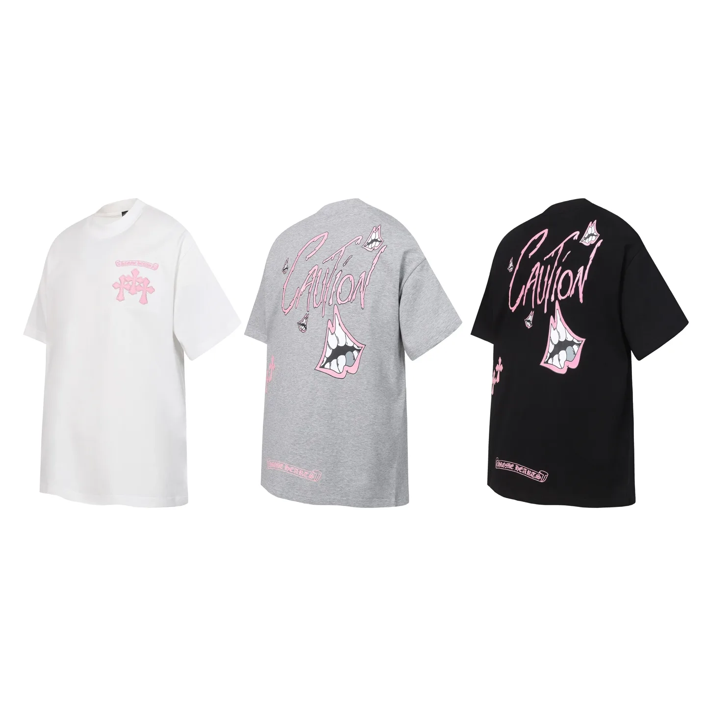 Matty Boy Caution Graffiti Print T-Shirt D10013664