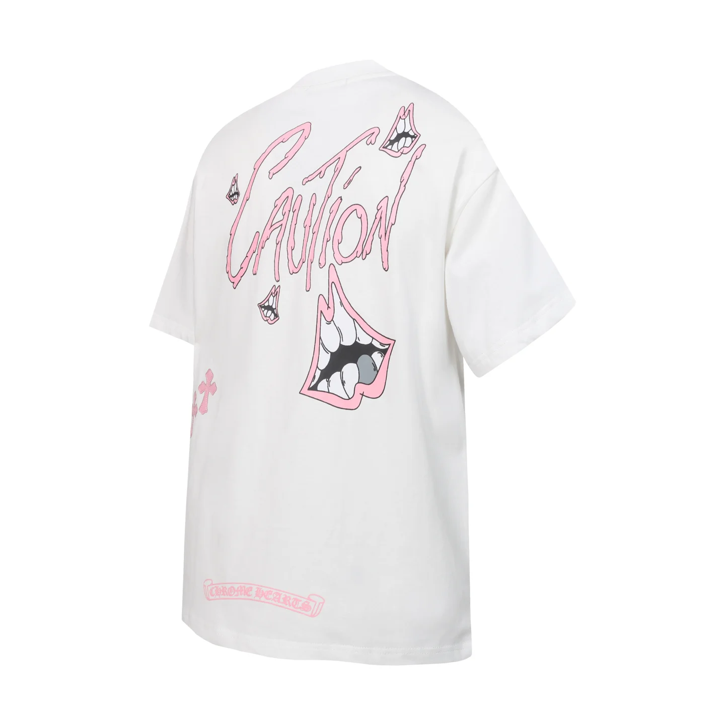 Matty Boy Caution Graffiti Print T-Shirt D10013664 — view 4