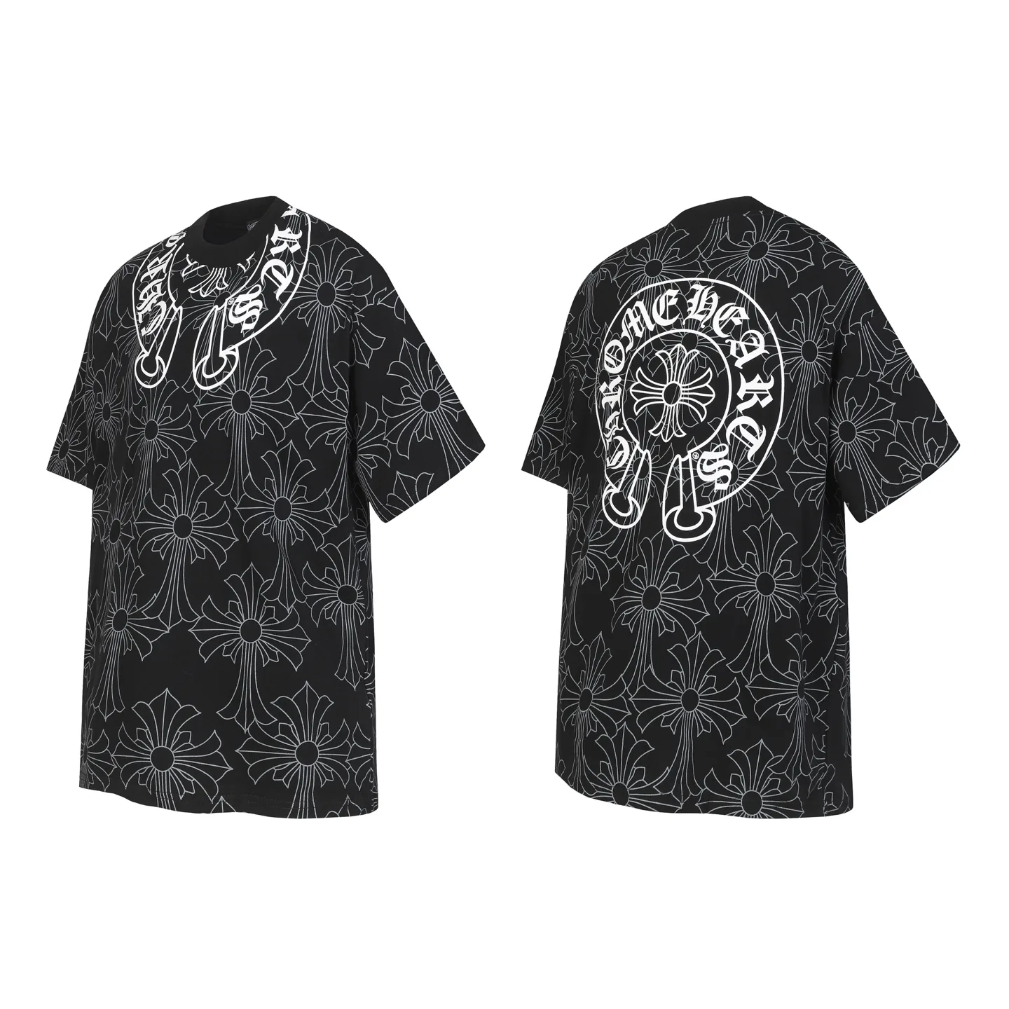 Monogram Horseshoe Print Oversized T-Shirt D10513506