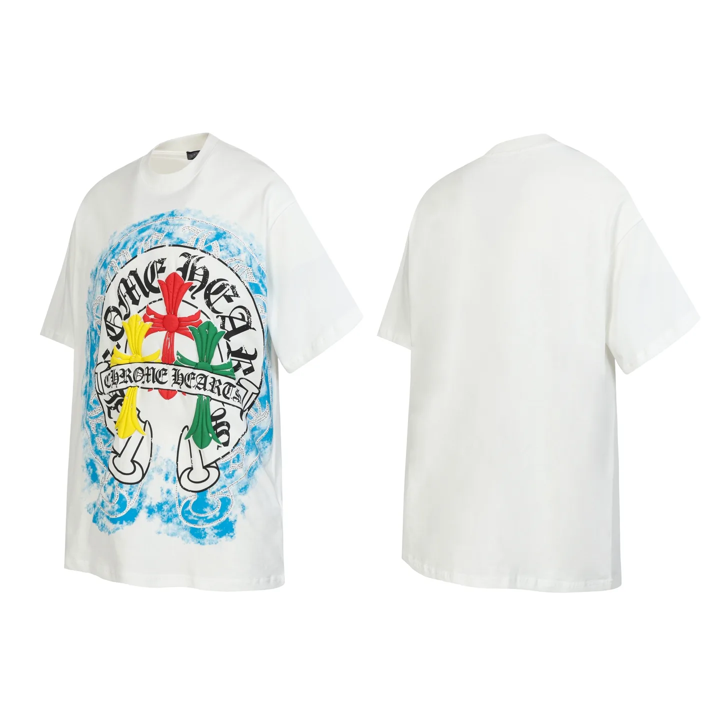 Chrome Hearts Horseshoe Rhinestone Graphic T-Shirt D10513511 — view 5