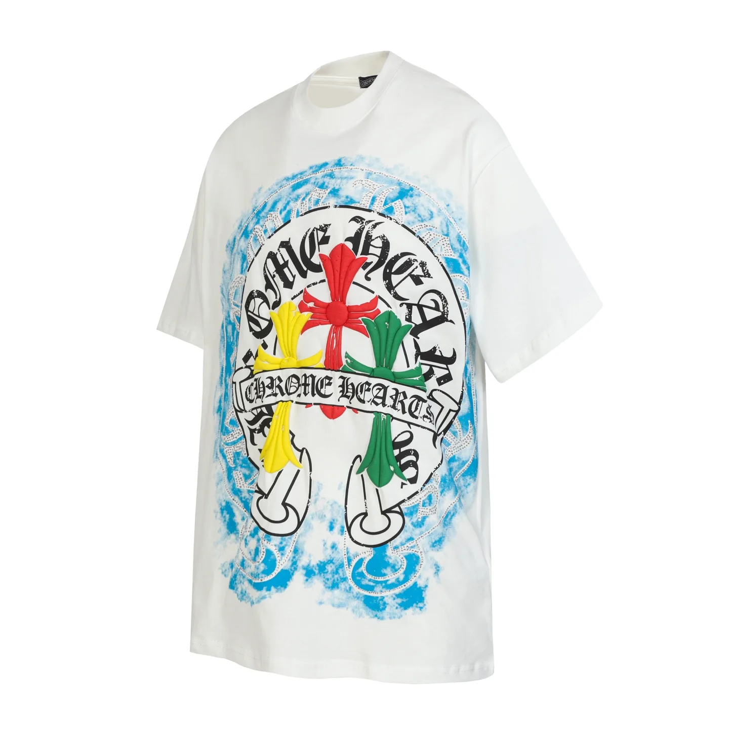 Chrome Hearts Horseshoe Rhinestone Graphic T-Shirt D10513511 — view 6