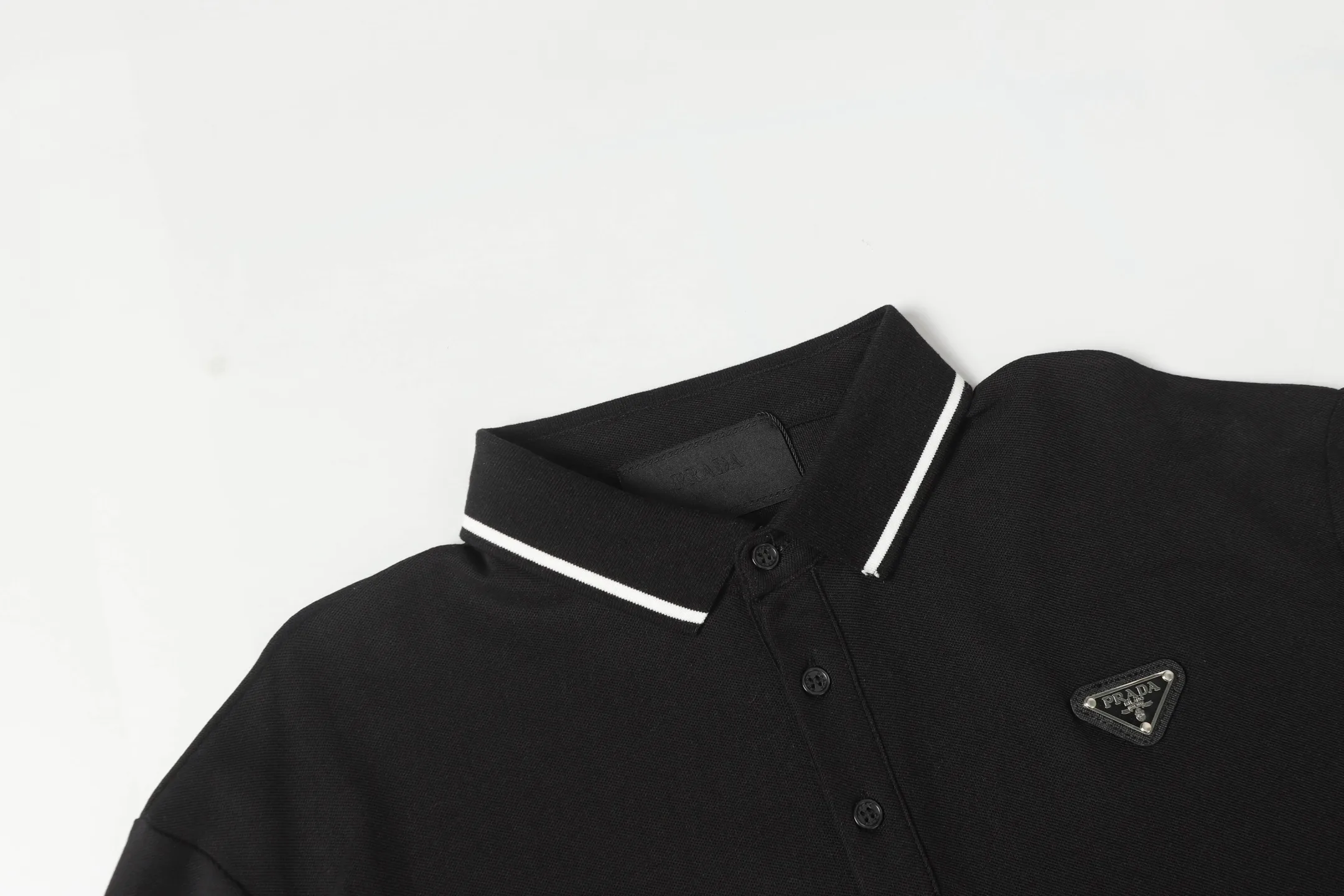 Logo-Embroidered Piqué Cotton Polo Shirt D9013740 — view 3