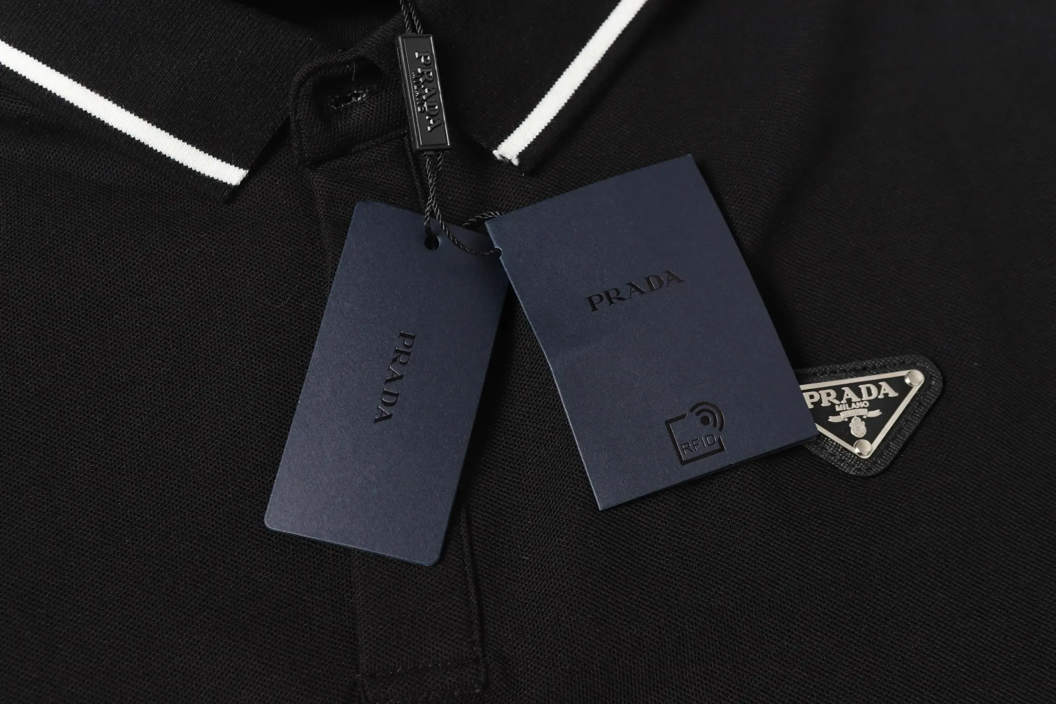 Logo-Embroidered Piqué Cotton Polo Shirt D9013740 — view 7