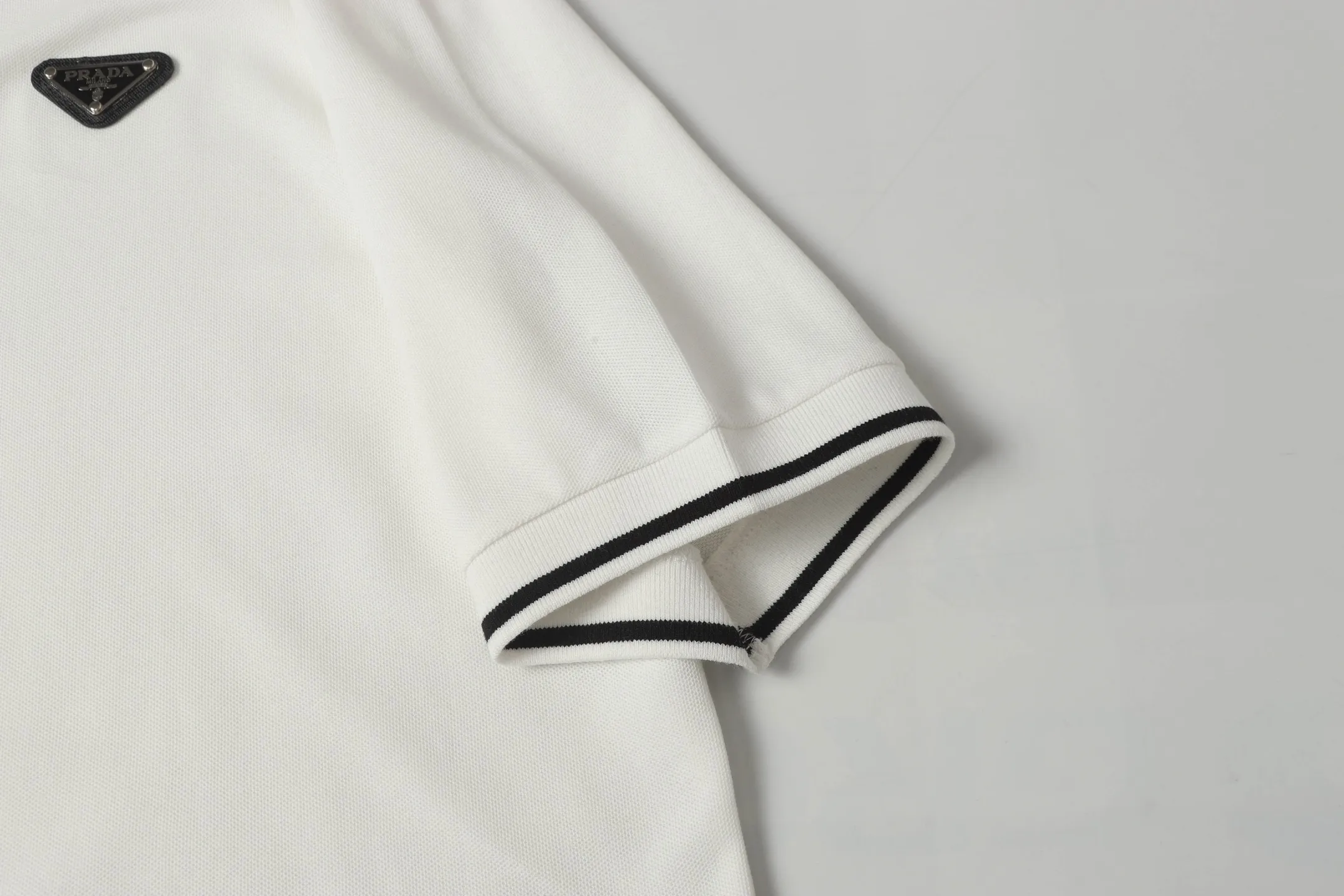 Logo-Embroidered Piqué Cotton Polo Shirt D9013741 — view 7
