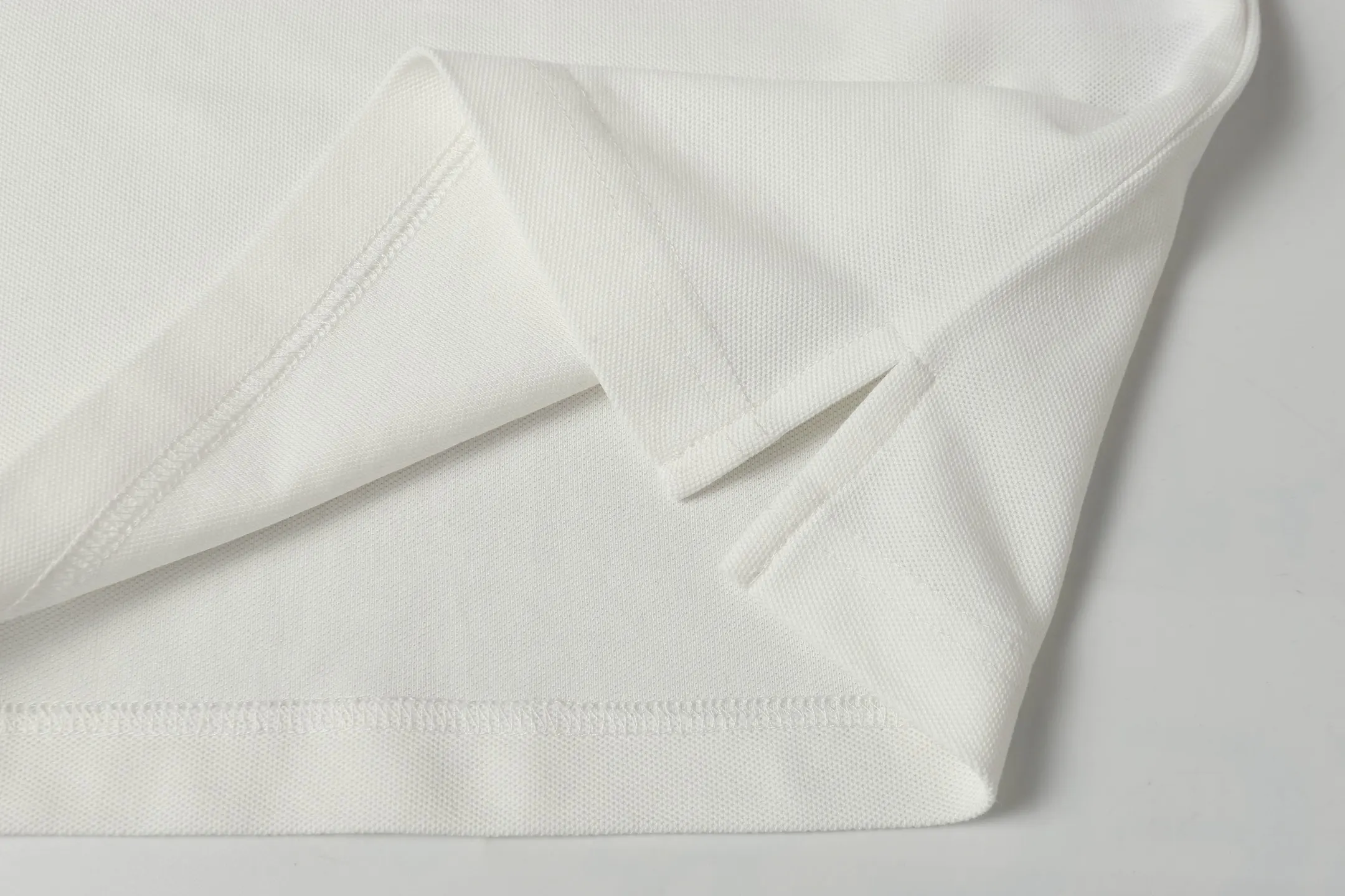 Logo-Embroidered Piqué Cotton Polo Shirt D9013741 — view 9