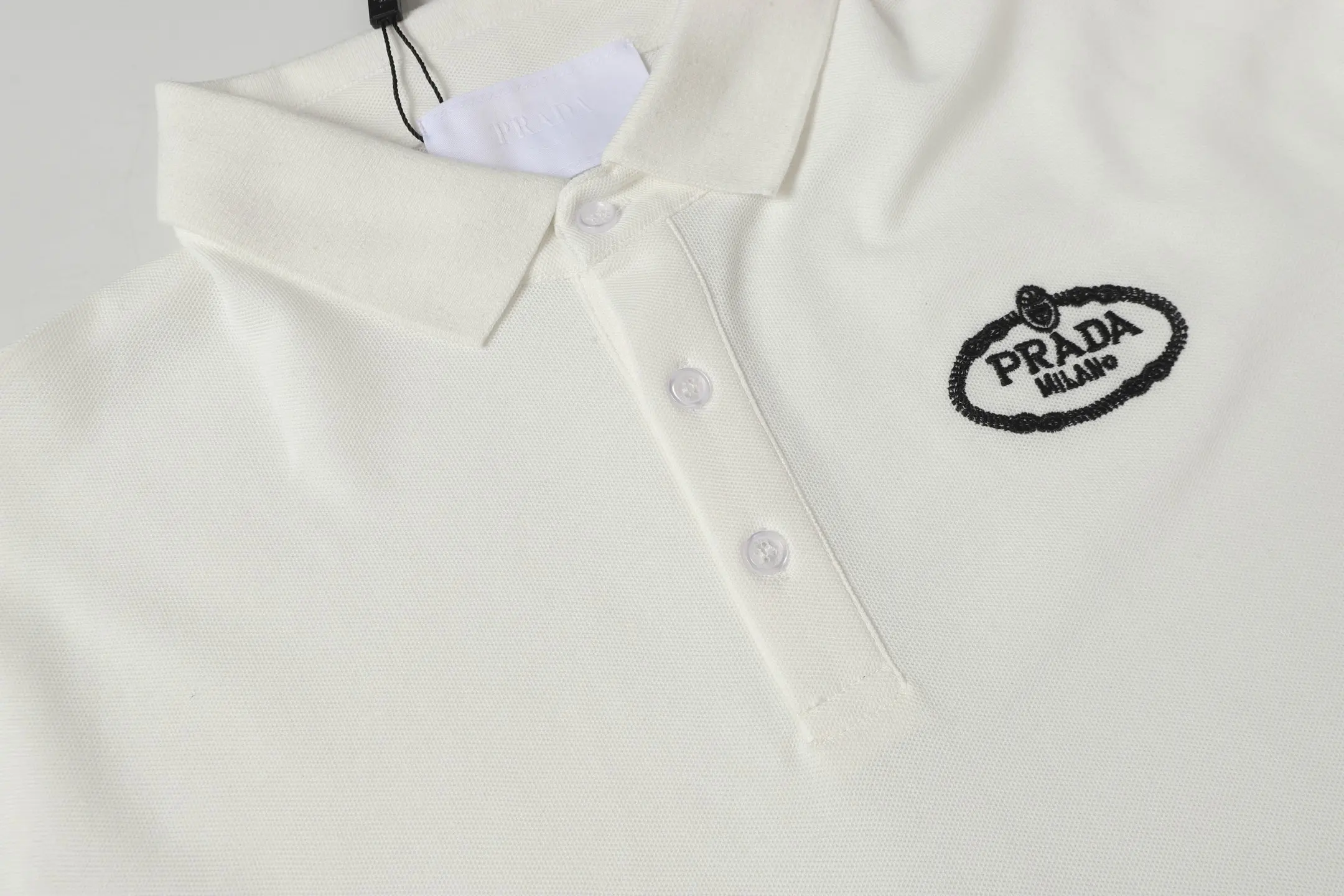 Logo-Embroidered Piqué Cotton Polo Shirt D9013736 — view 6