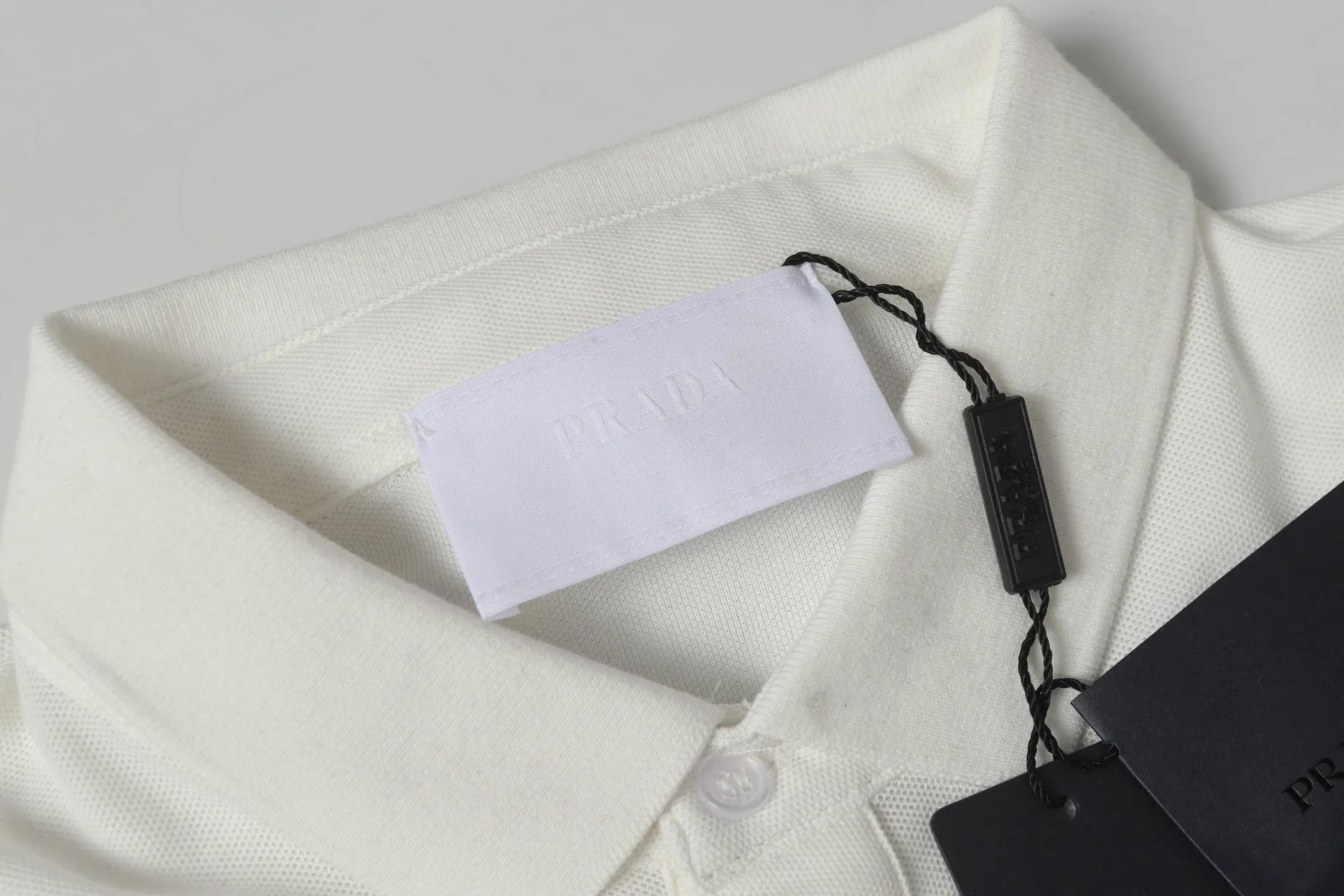 Logo-Embroidered Piqué Cotton Polo Shirt D9013738 — view 4