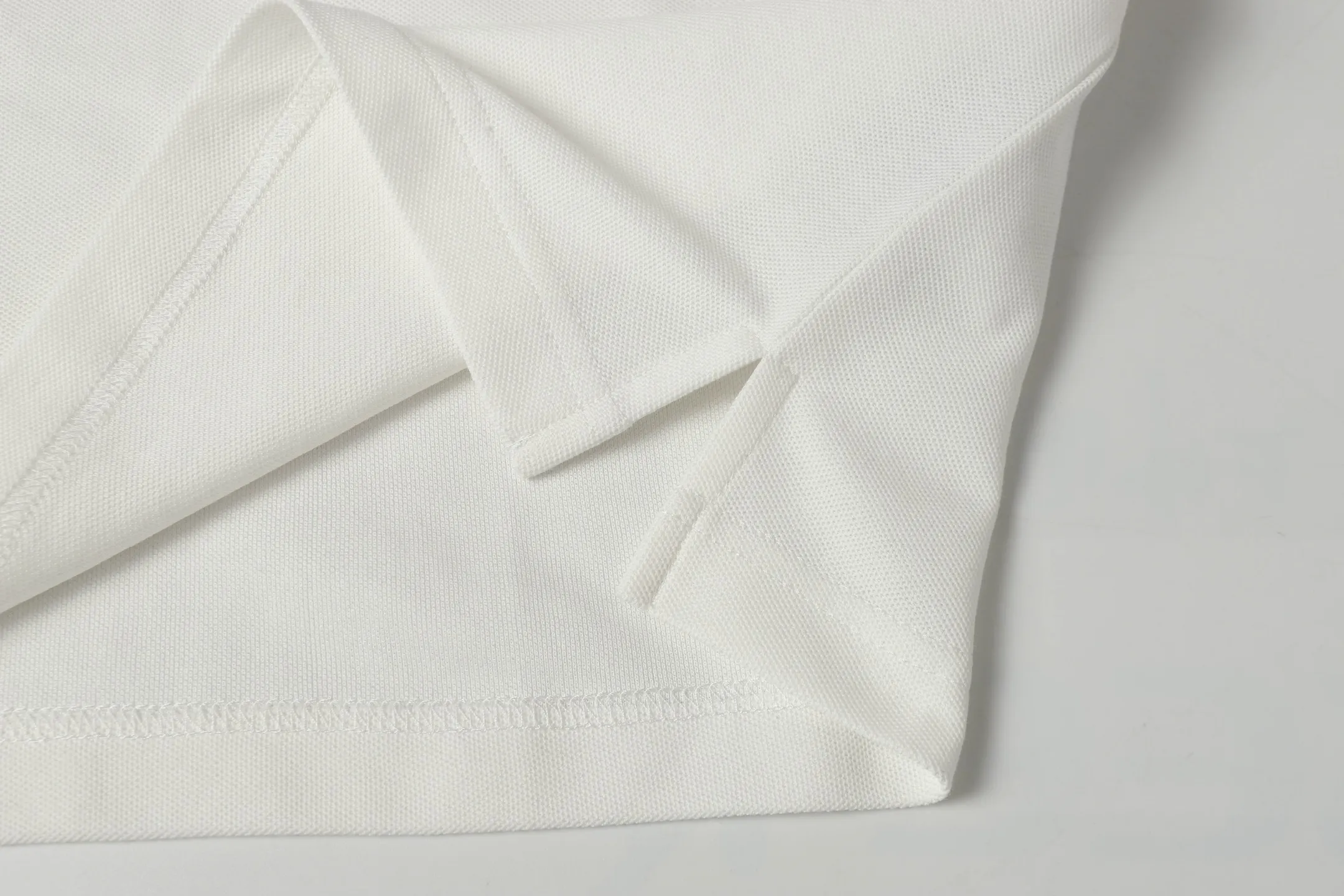 Logo-Embroidered Piqué Cotton Polo Shirt D9013738 — view 9